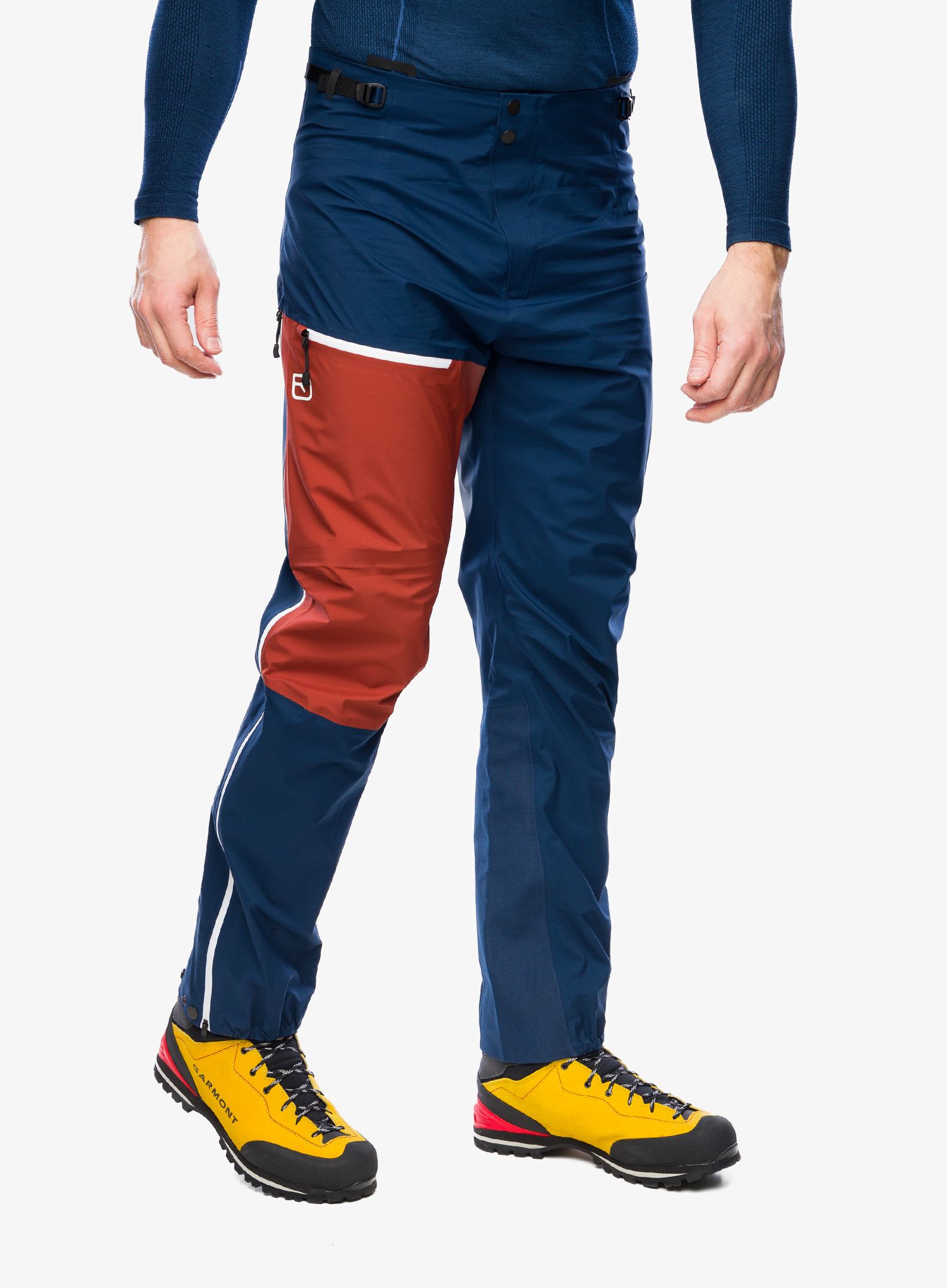 Pohodniške hlače Ortovox Westalpen 3L Light Pants - deep ocean