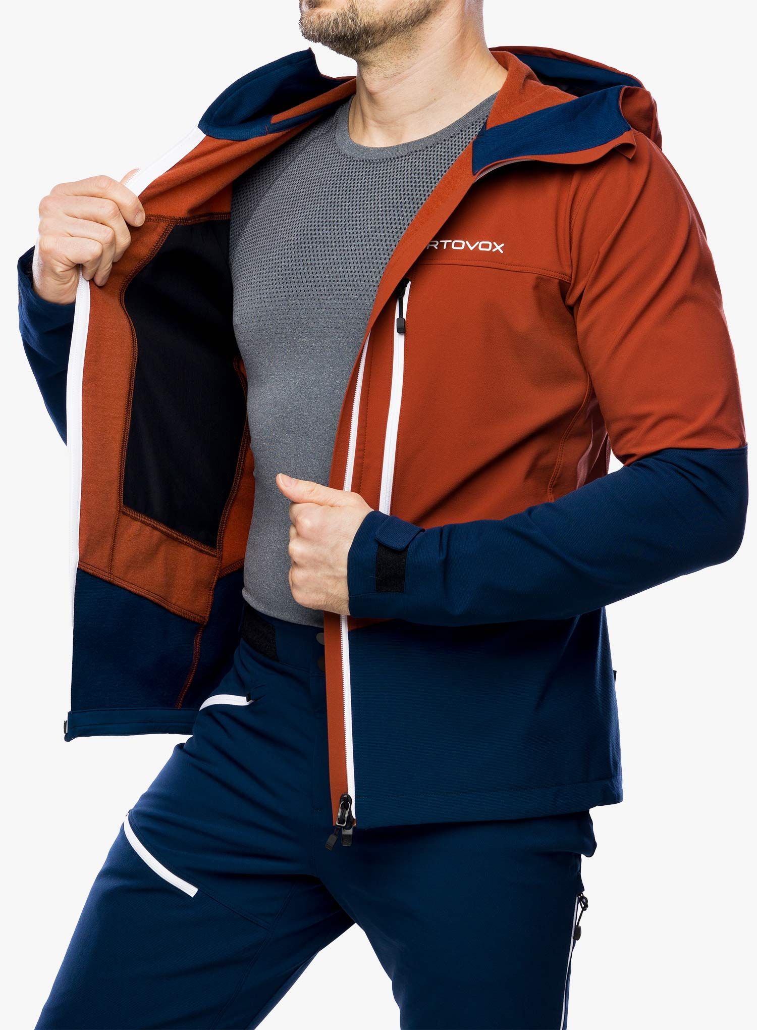 Jakna Ortovox Westalpen Softshell Jacket - clay orange