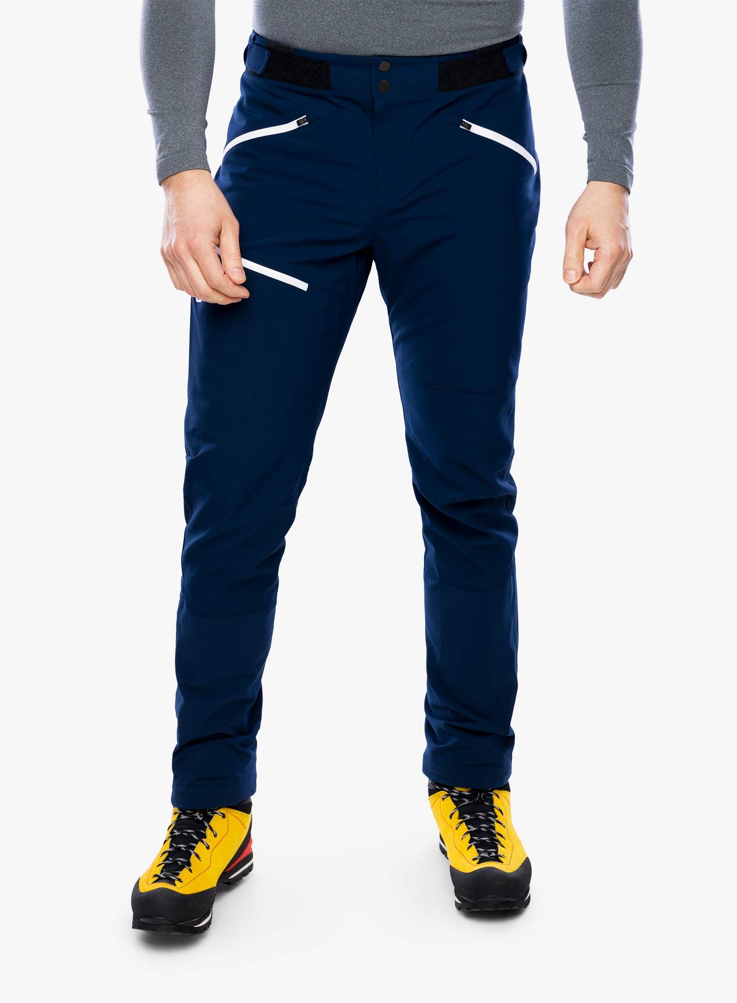 Pohodniške hlače Ortovox Westalpen Softshell Pants - deep ocean