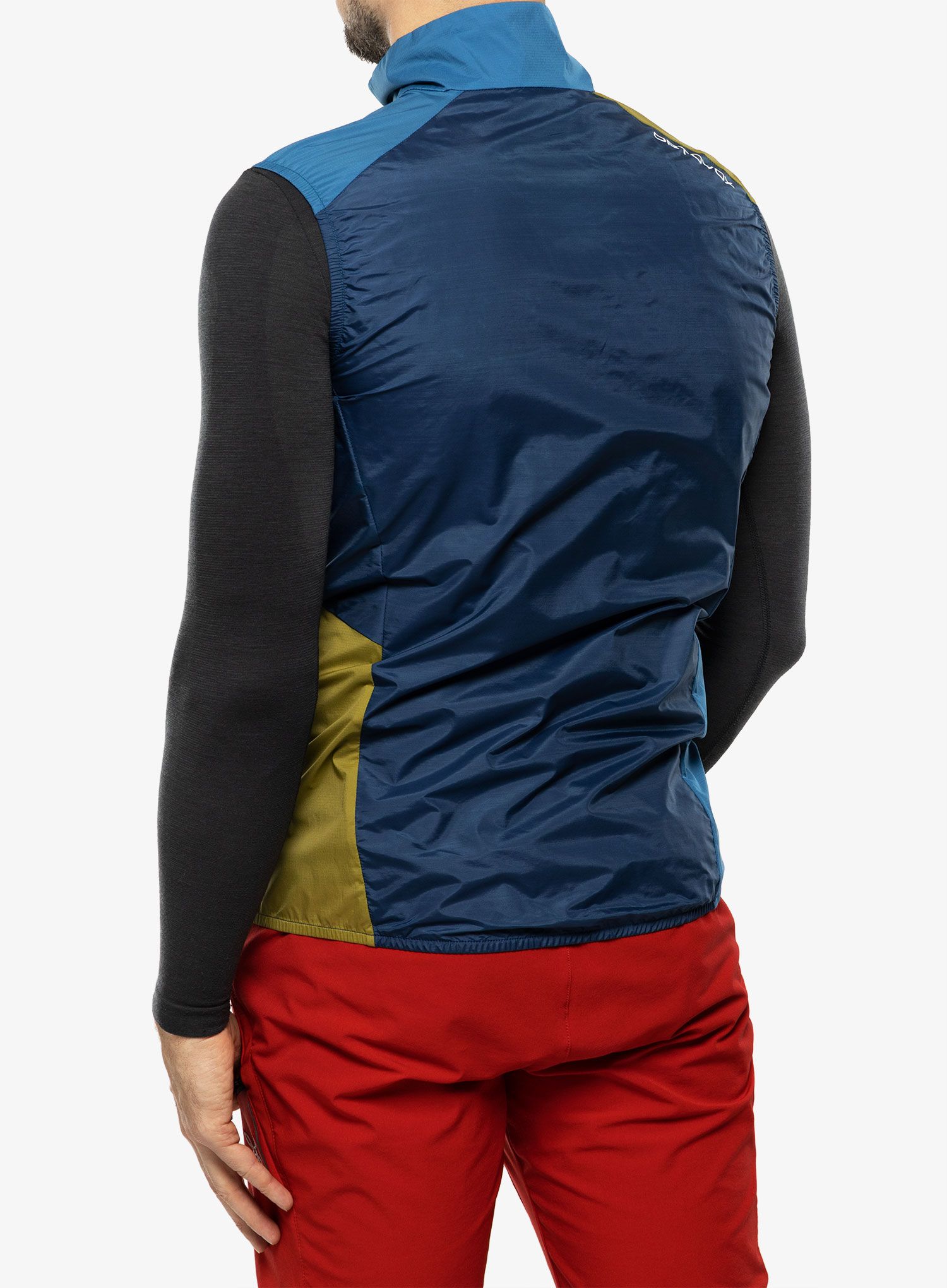 Moški brezrokavnik Ortovox Windbreaker Vest - petrol blue