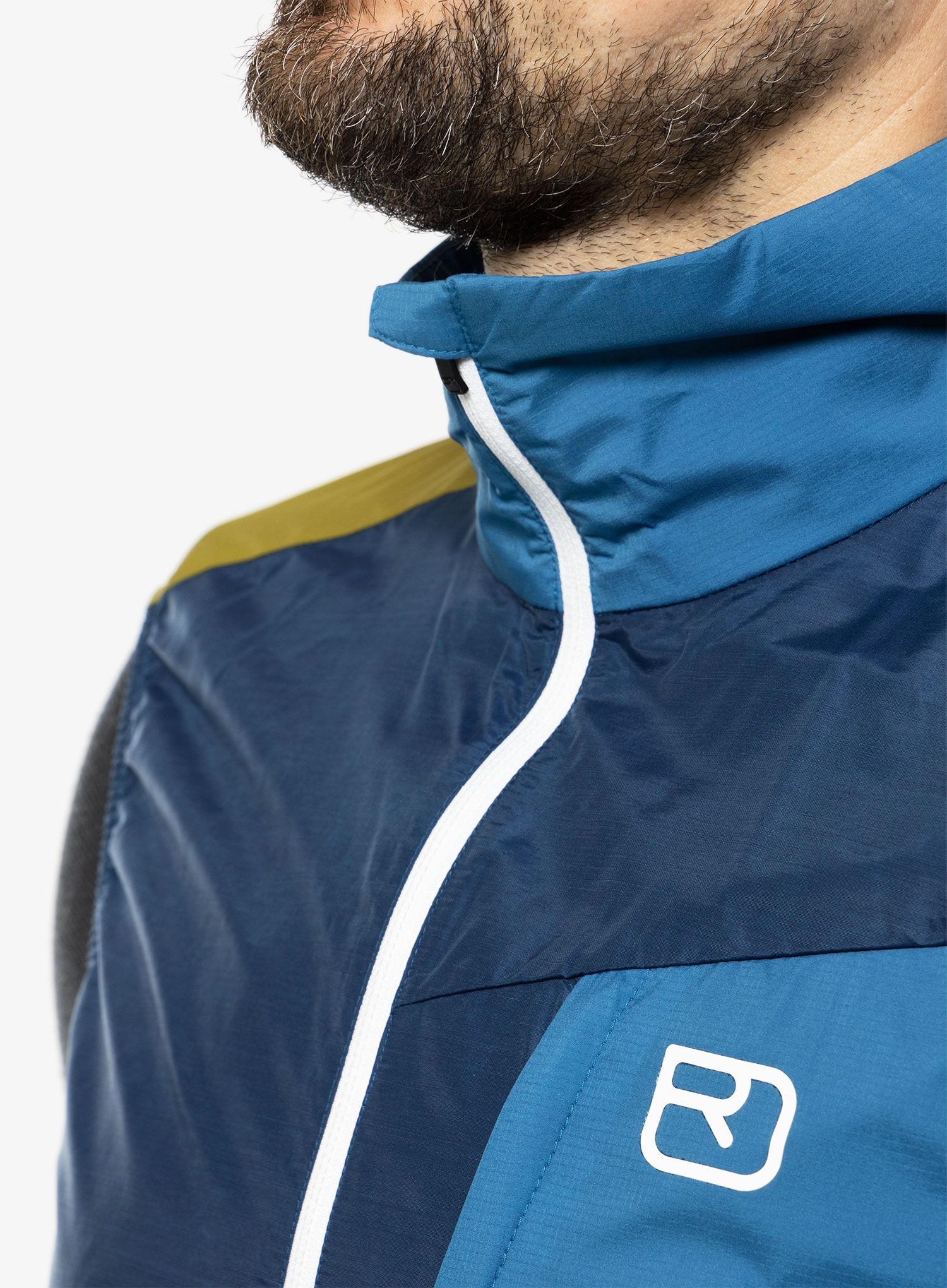 Moški brezrokavnik Ortovox Windbreaker Vest - petrol blue