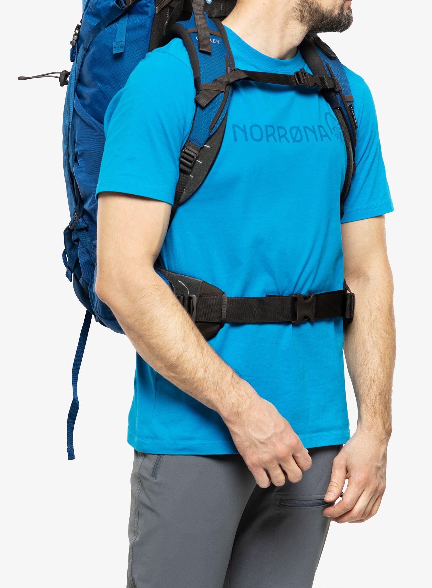 Pohodniški nahrbtnik Osprey Aether 55 - deep water blue