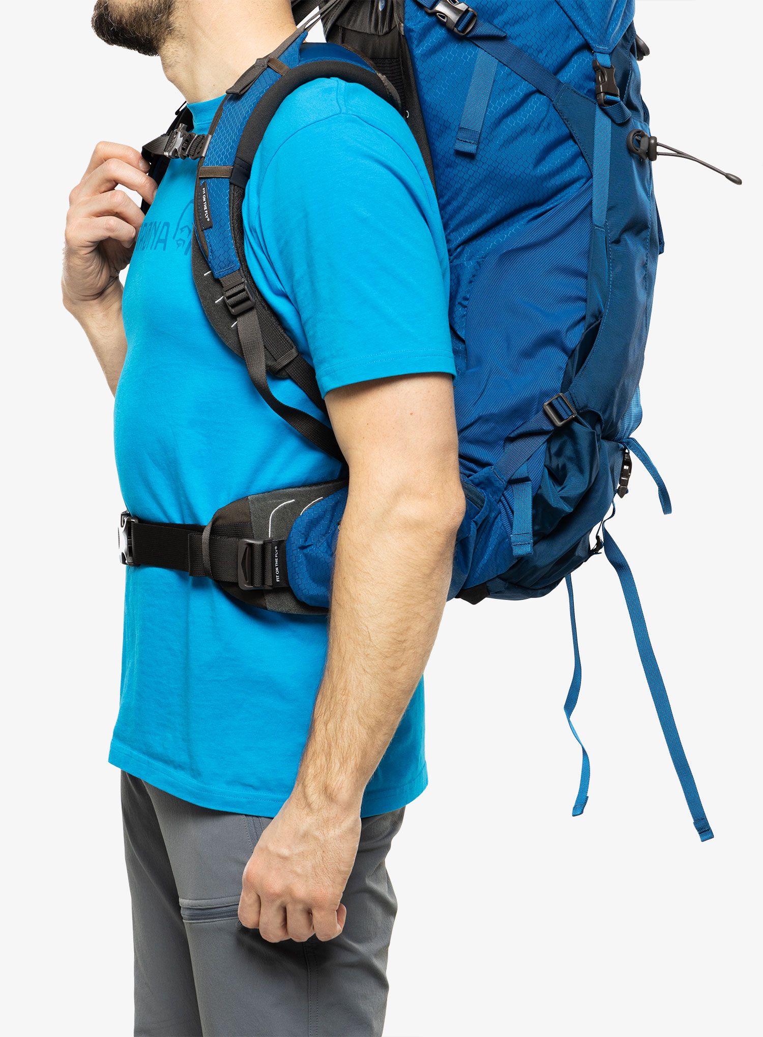 Pohodniški nahrbtnik Osprey Aether 55 - deep water blue