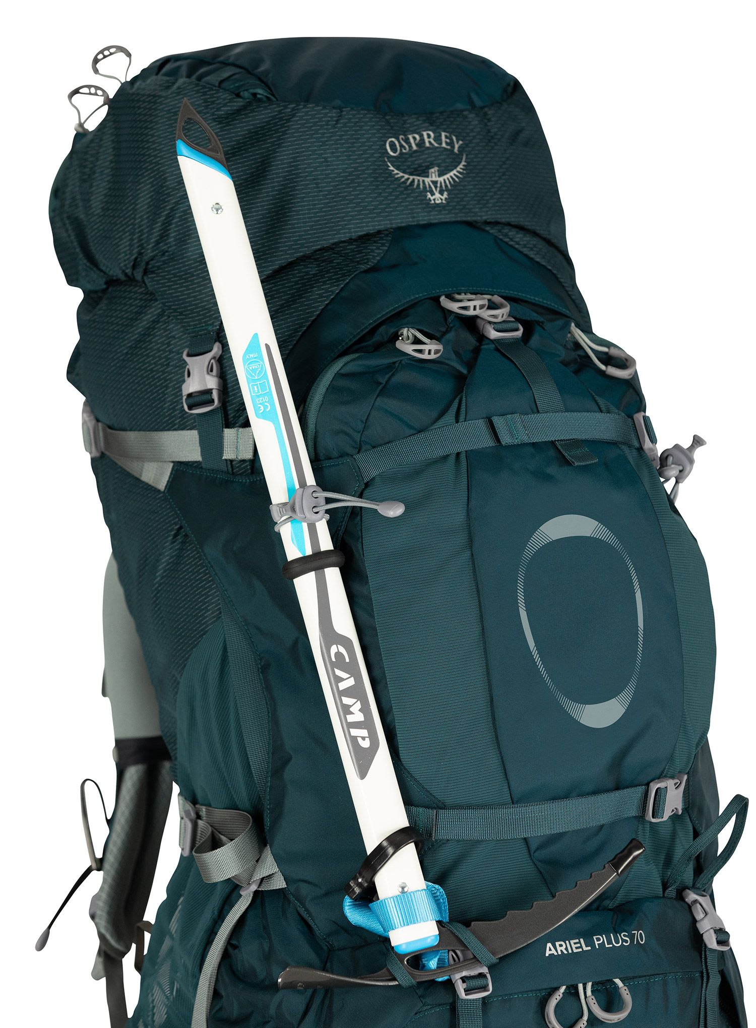 Ženski pohodniški nahrbtnik Osprey Ariel Plus 70 - night jungle blue