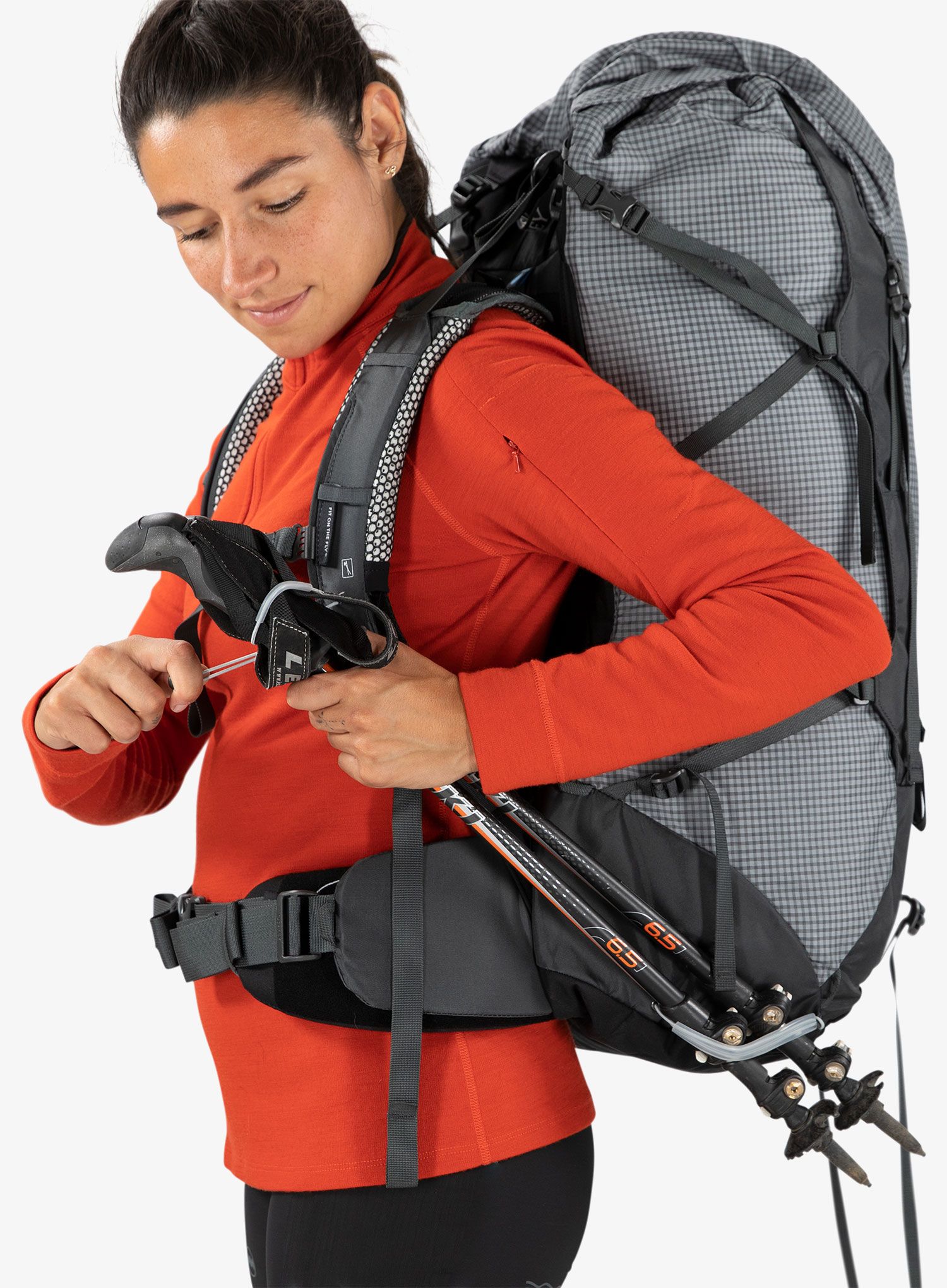 Ženski pohodniški nahrbtnik Osprey Ariel Pro 75  - silver lining