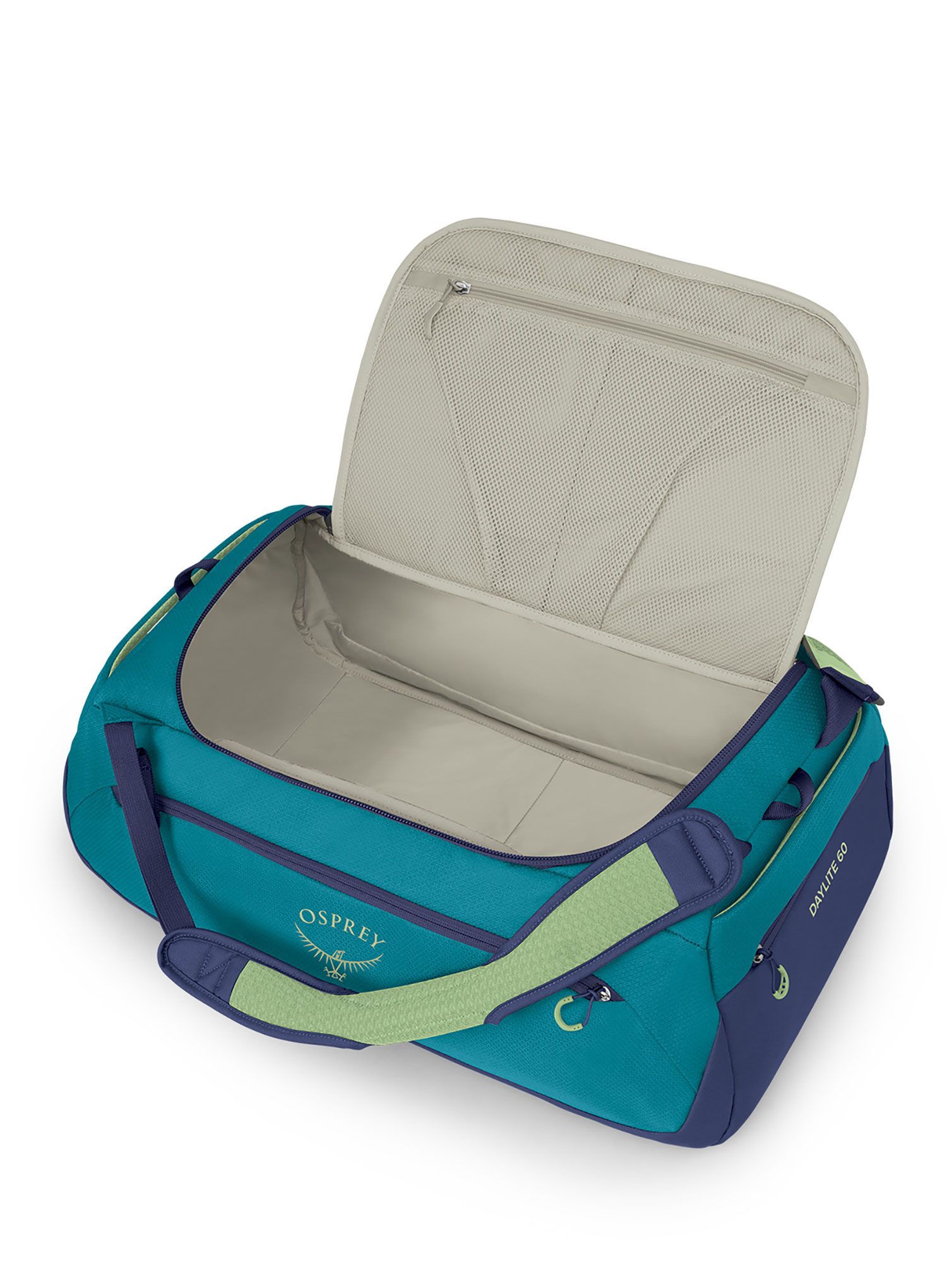 Potovalna torba Osprey Daylite Duffel 60 - spikemoss/alkaline