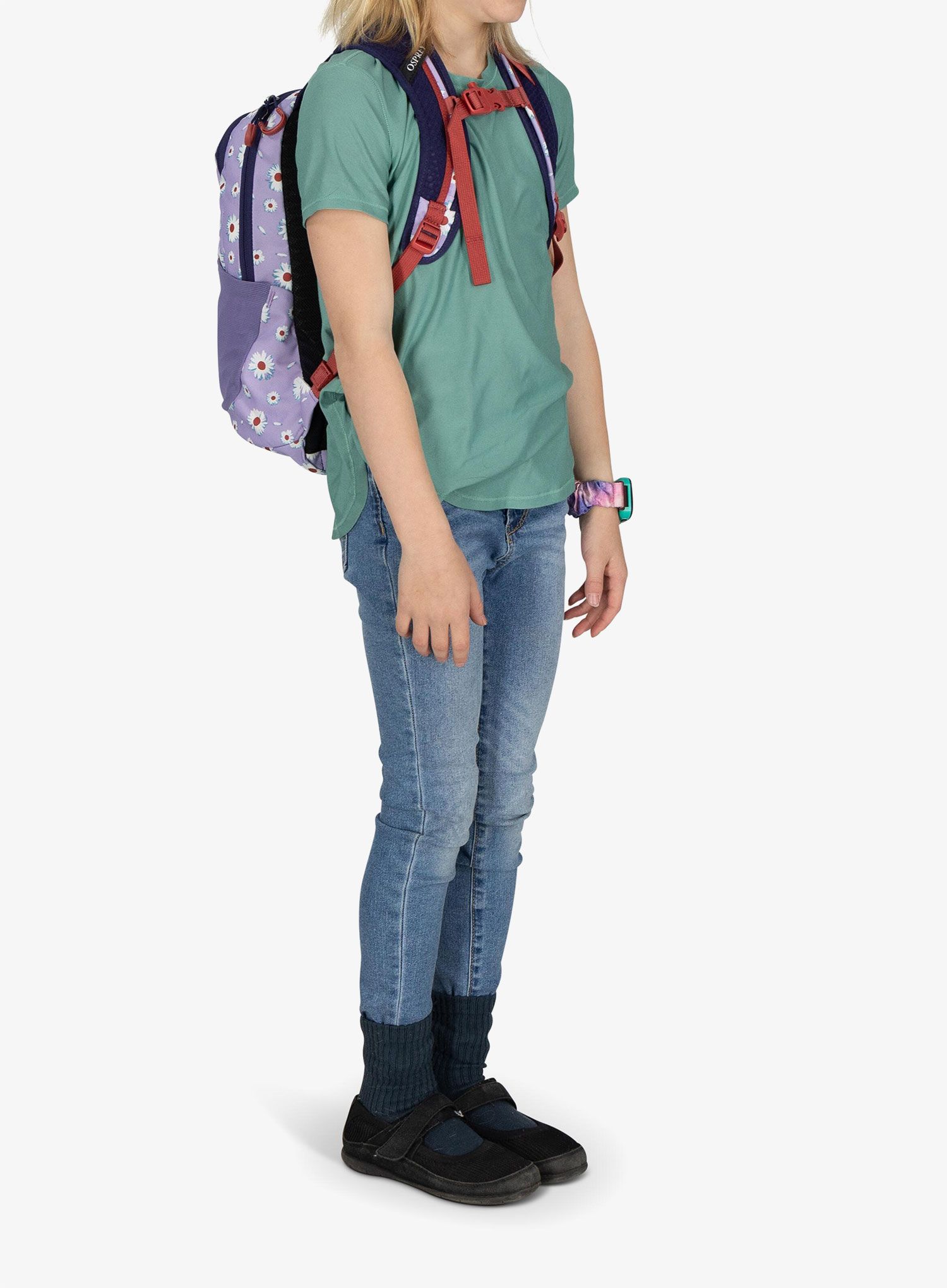 Otroški nahrbtnik Osprey Daylite Jr. Pack - daisy print/euphoria purple