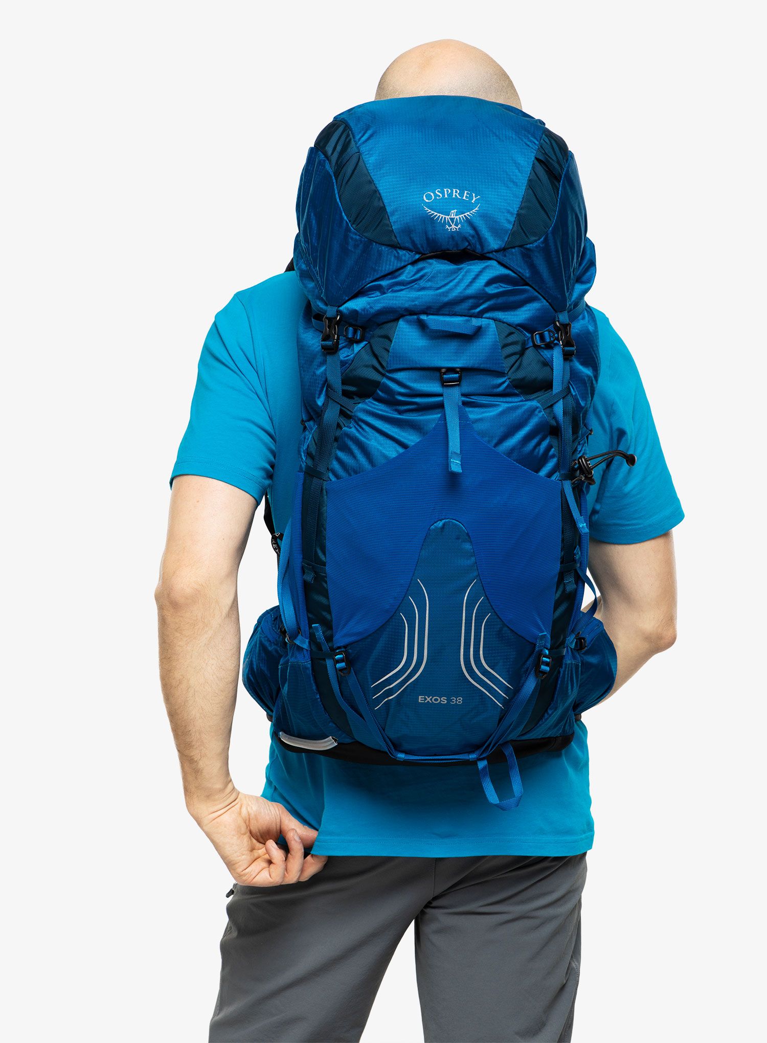 Pohodniški nahrbtnik Osprey Exos 38 - blue ribbon