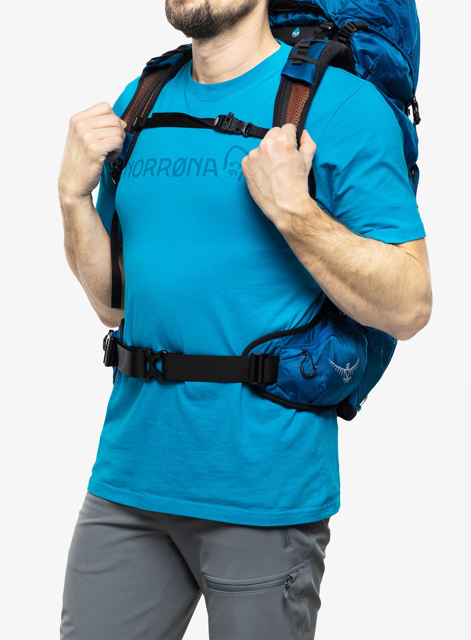 Pohodniški nahrbtnik Osprey Exos 38 - blue ribbon