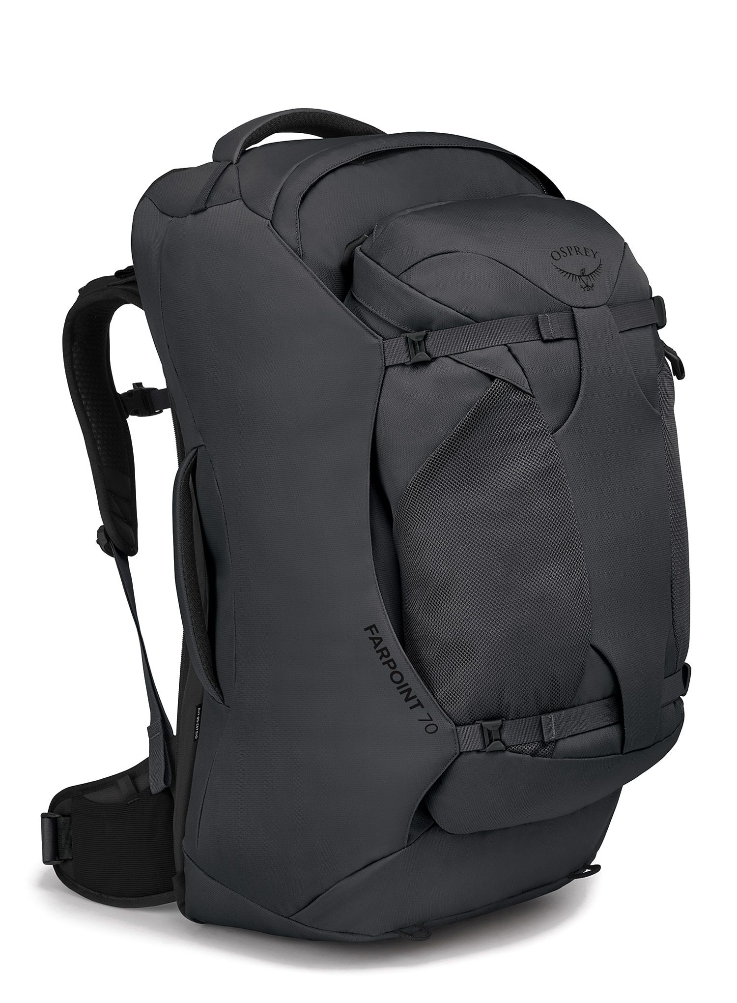 Pohodniški nahrbtnik Osprey Farpoint 70 - tunnel vision grey