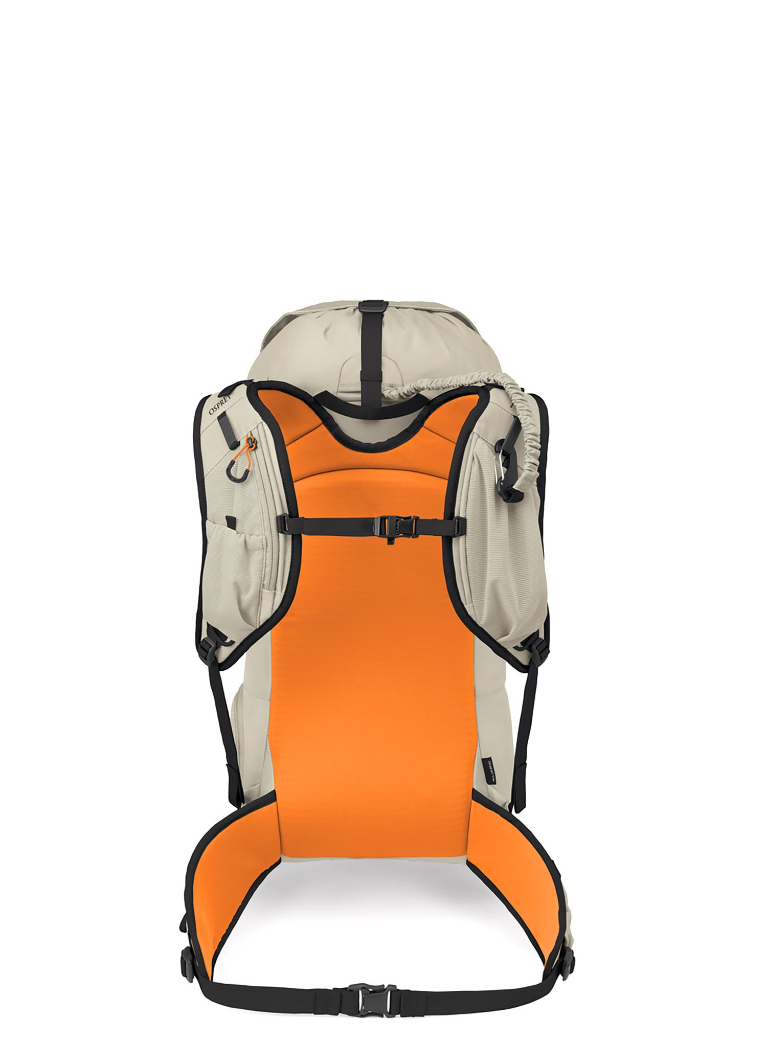 Nahrbtnik za turno smučanje Osprey Firn 28 - sandy grey/tequila orange