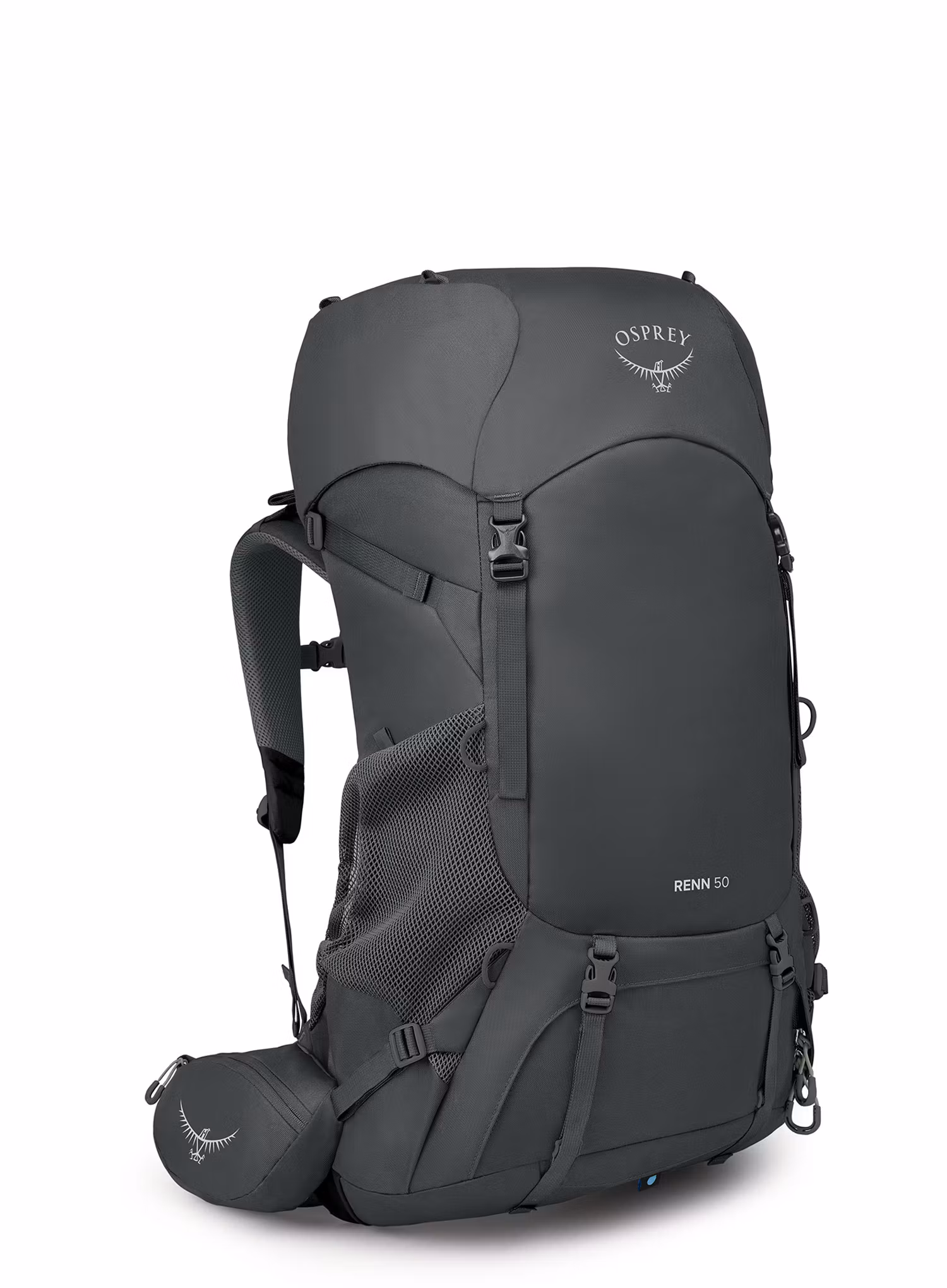Ženski pohodniški nahrbtnik Osprey Renn 50 - dark charcoal/gray wolf
