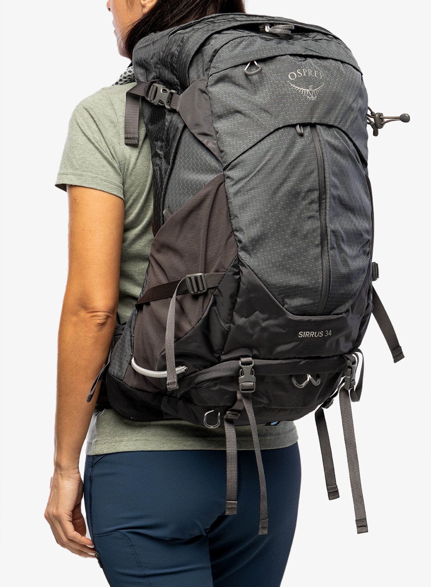 Pohodniški nahrbtnik Osprey Sirrus 34 - tunnel vision grey
