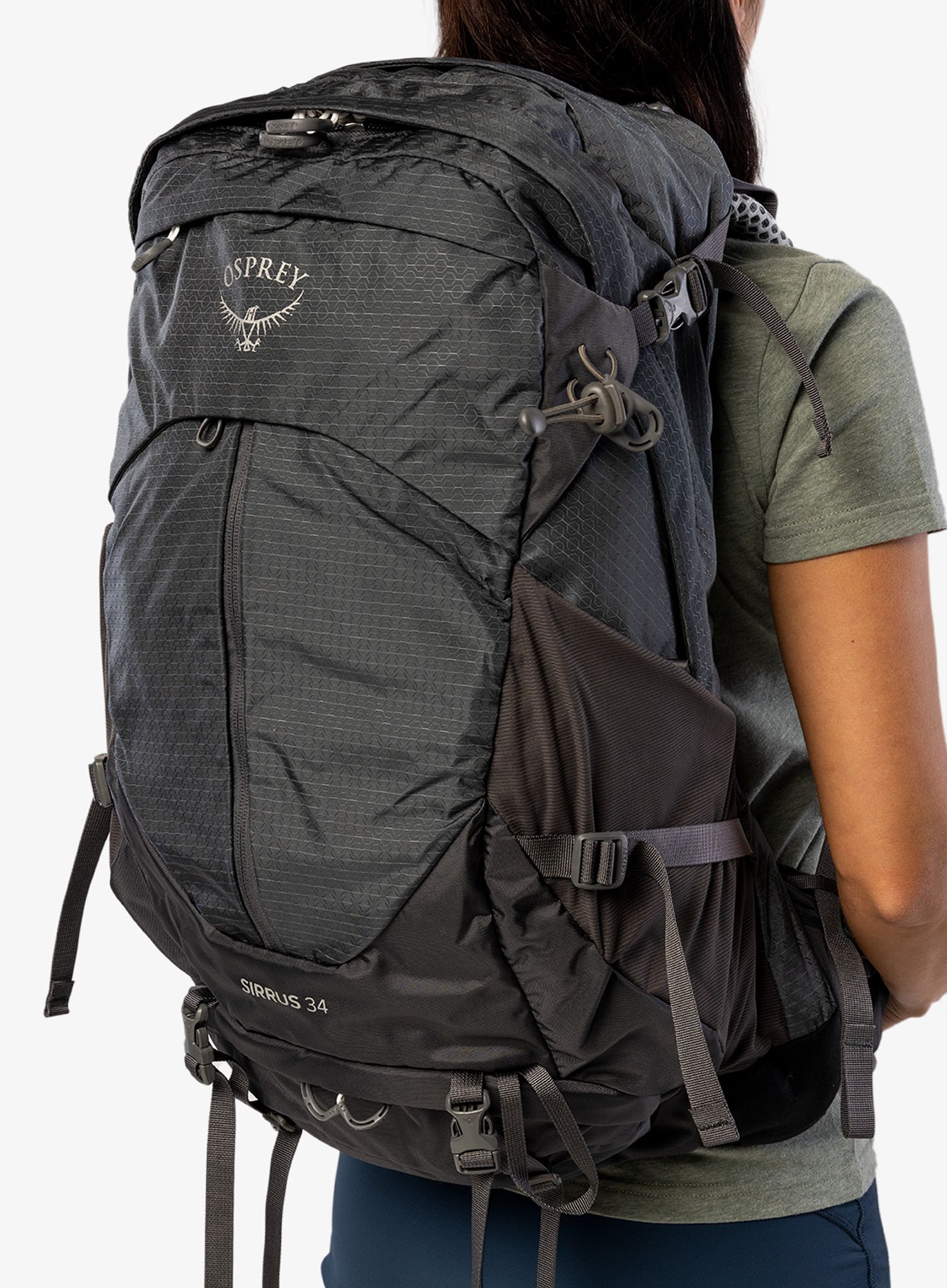 Pohodniški nahrbtnik Osprey Sirrus 34 - tunnel vision grey