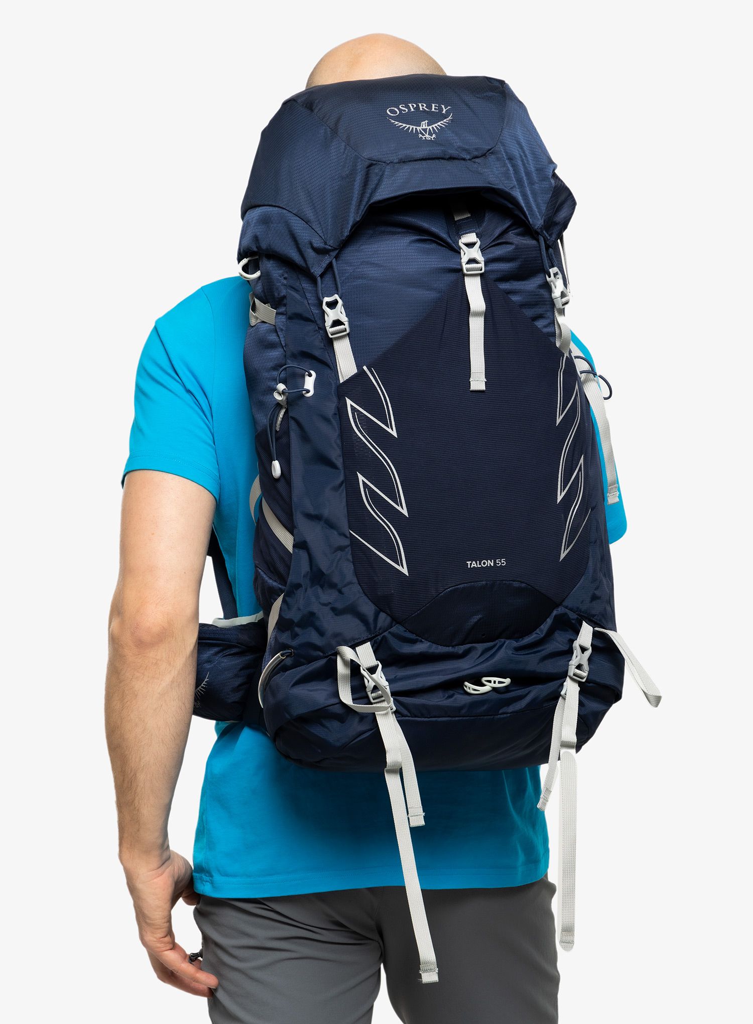Pohodniški nahrbtnik Osprey Talon 55 - ceramic blue
