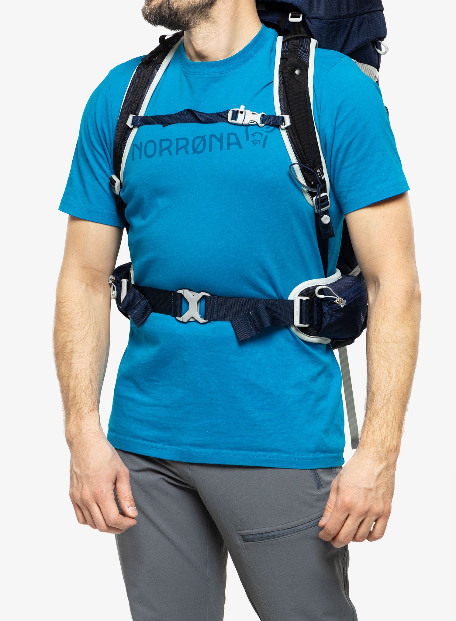 Pohodniški nahrbtnik Osprey Talon 55 - ceramic blue