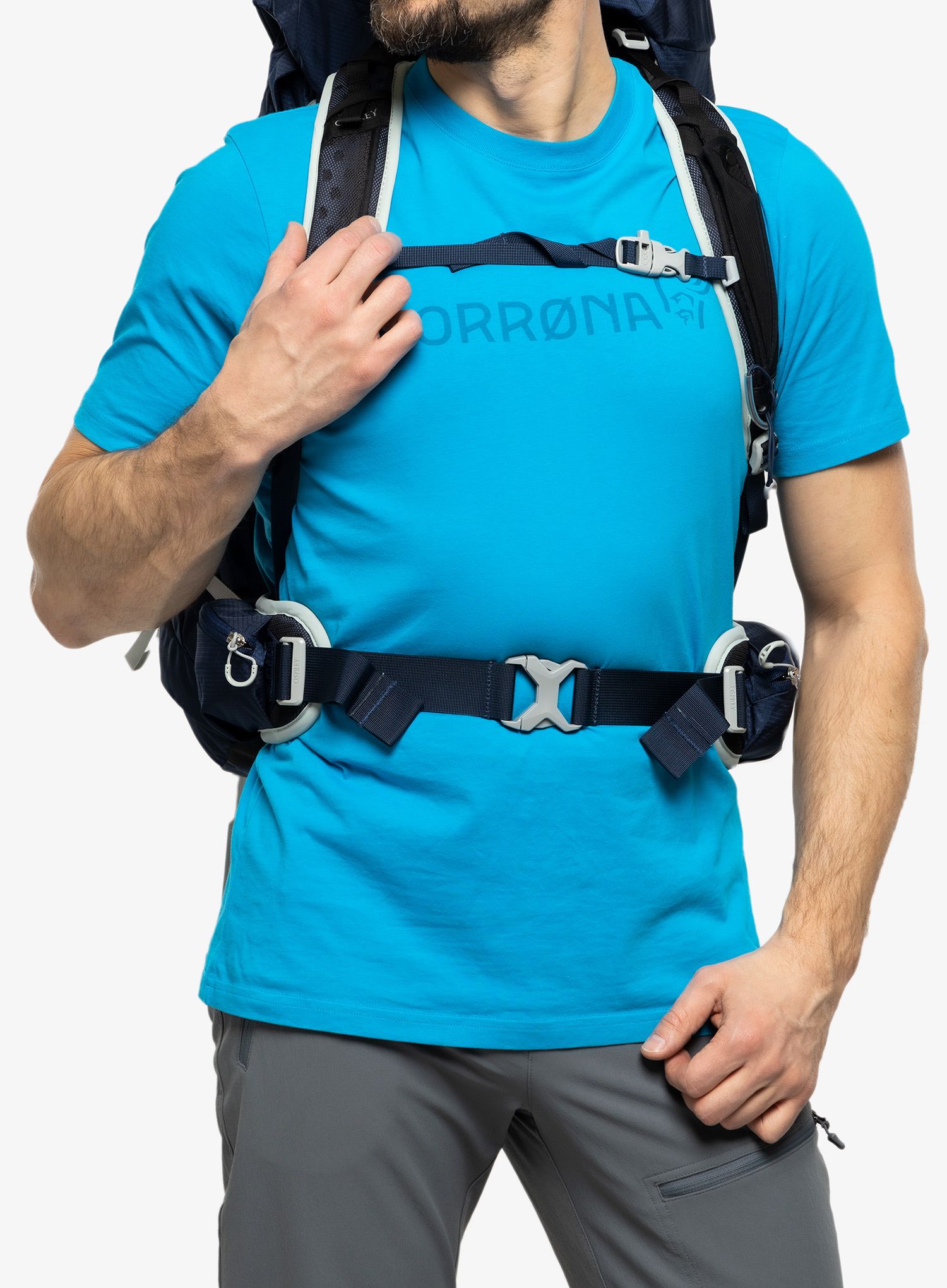 Pohodniški nahrbtnik Osprey Talon 55 - ceramic blue
