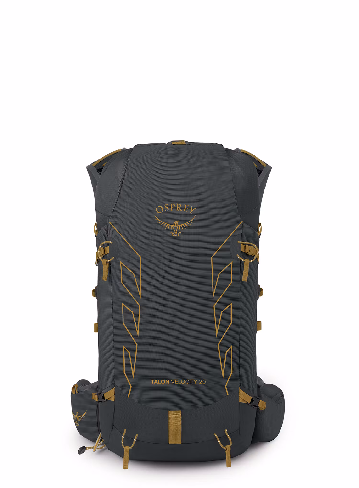Pohodniški nahrbtnik Osprey Talon Velocity 20 - dark charcoal/tumblew yellow