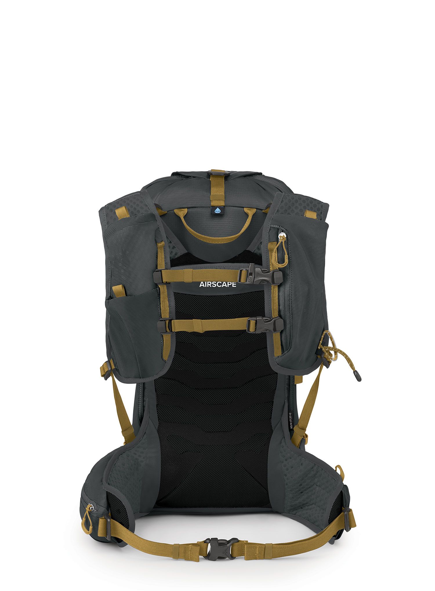 Pohodniški nahrbtnik Osprey Talon Velocity 20 - dark charcoal/tumblew yellow