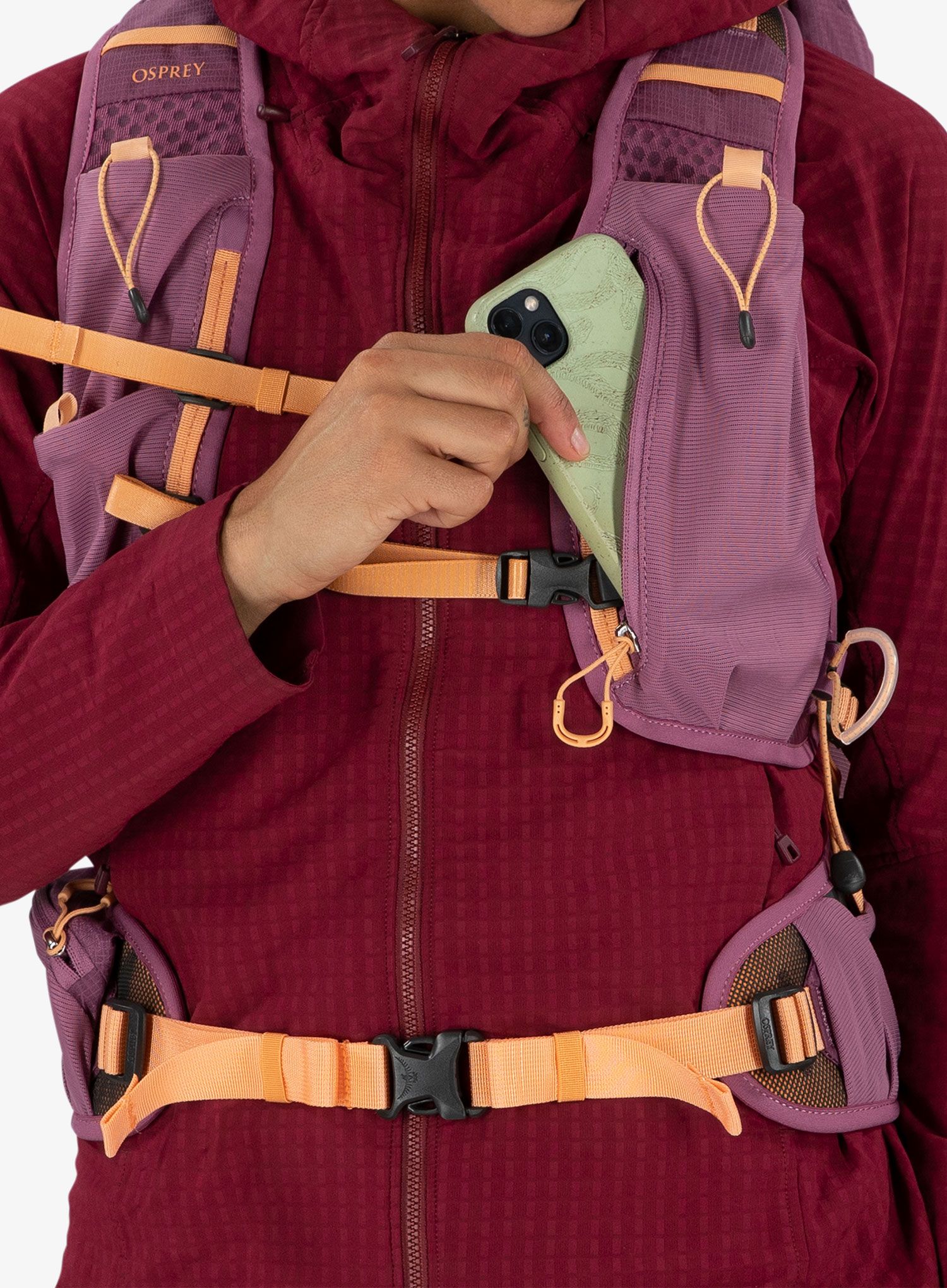 Ženski pohodniški nahrbtnik Osprey Tempest Velocity 20  - pashmina/melon