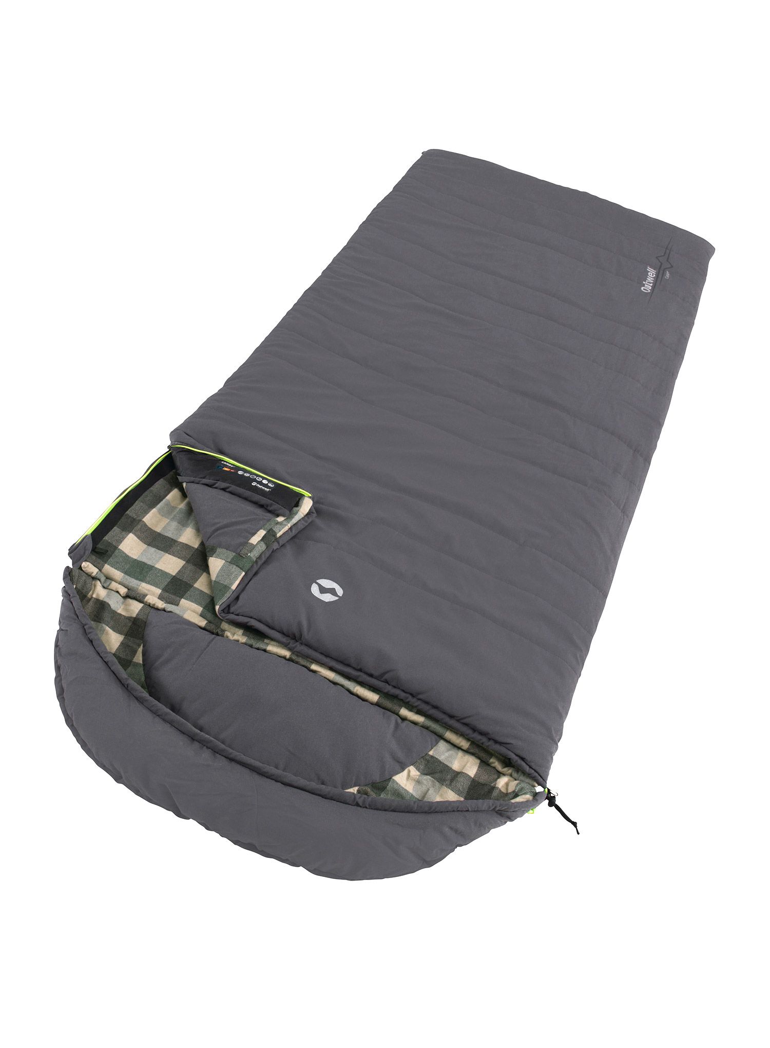 Spalna vreča Outwell Camper (200 cm) - grey