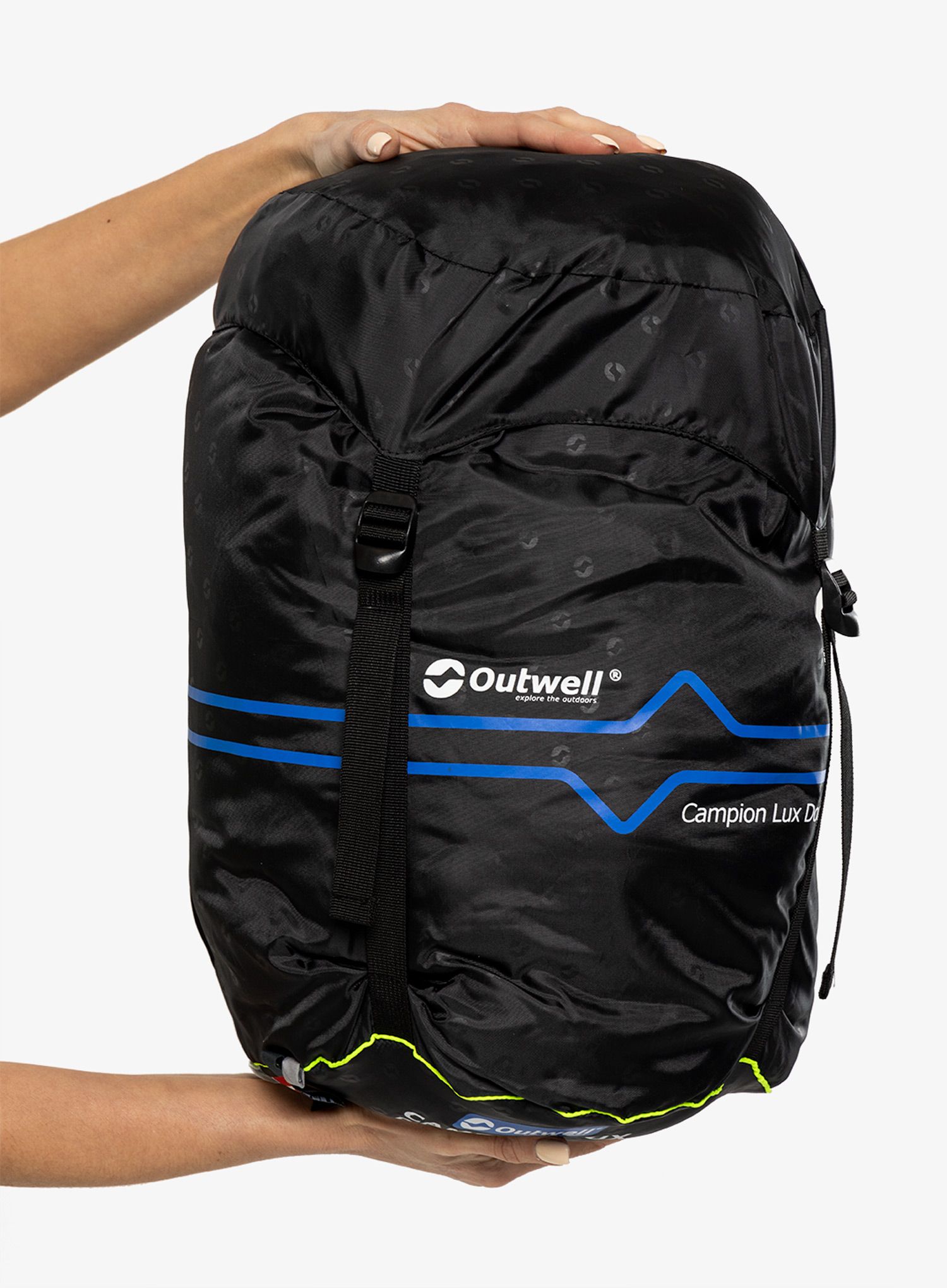 Dvojna spalna vreča Outwell Campion Lux Double (195 cm) - dark grey