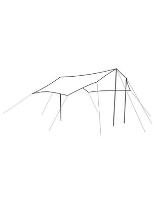 Ponjava Outwell Canopy Tarp M - grey