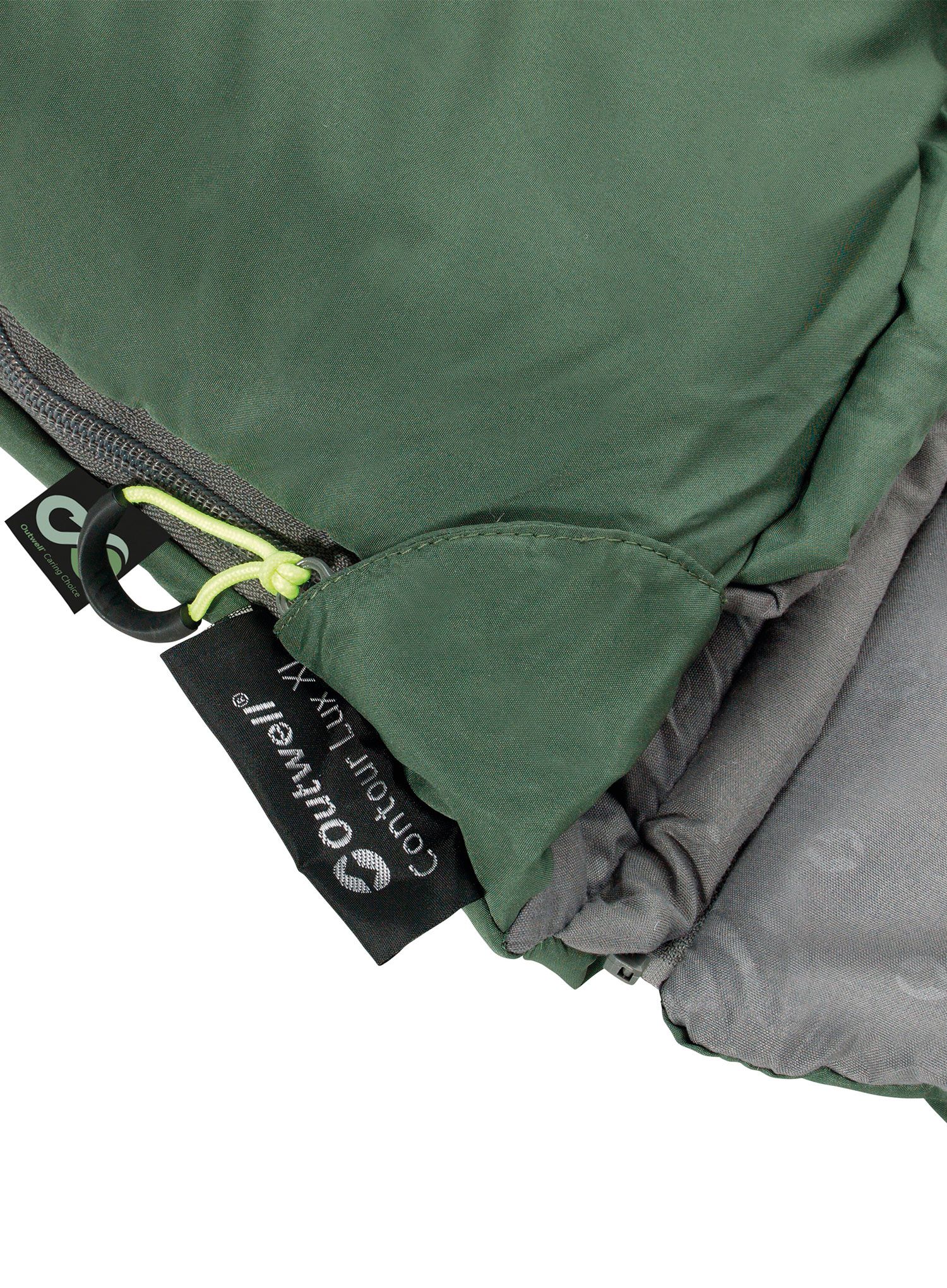 Spalna vreča Outwell Contour Lux XL (200 cm) - green/grey