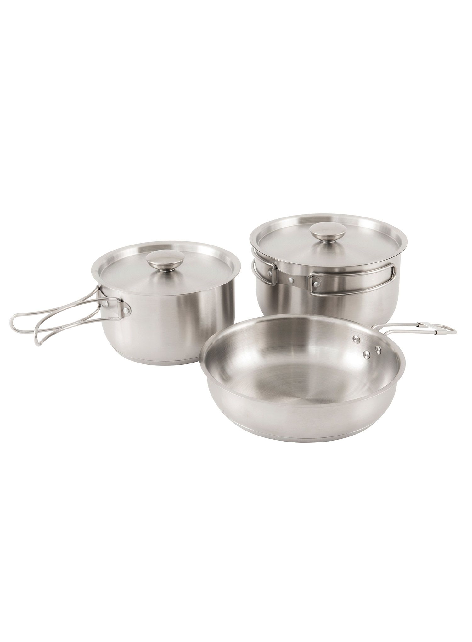 Komplet loncev Outwell Supper Set M - silver
