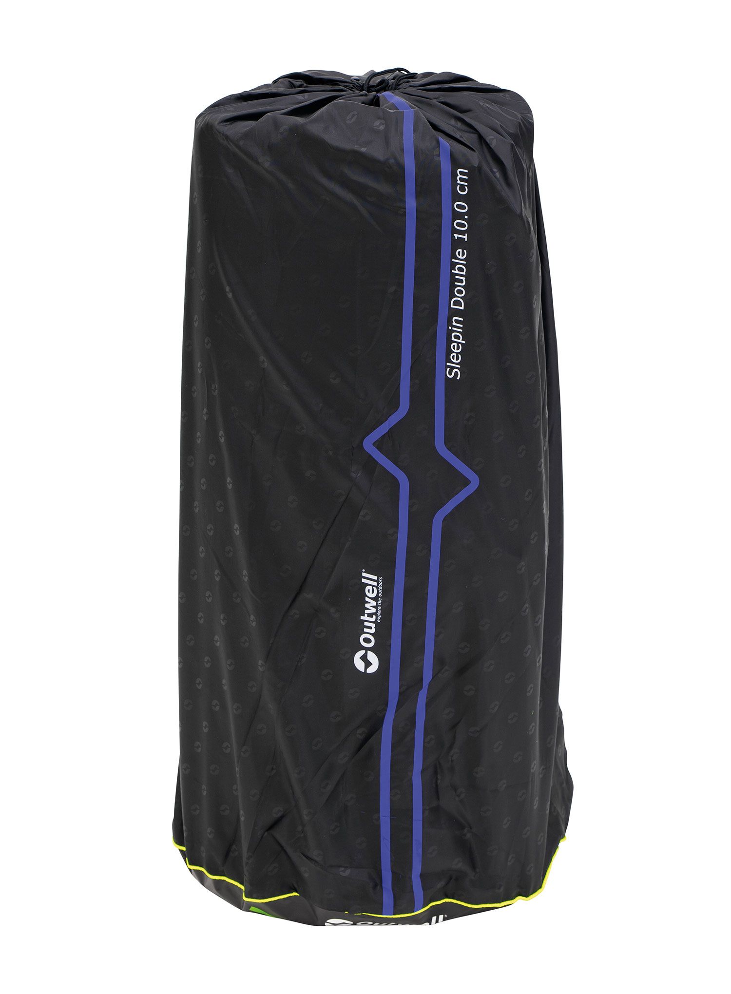 Samonapihljiva blazina Outwell Sleepin Double 10.0 cm - black/grey
