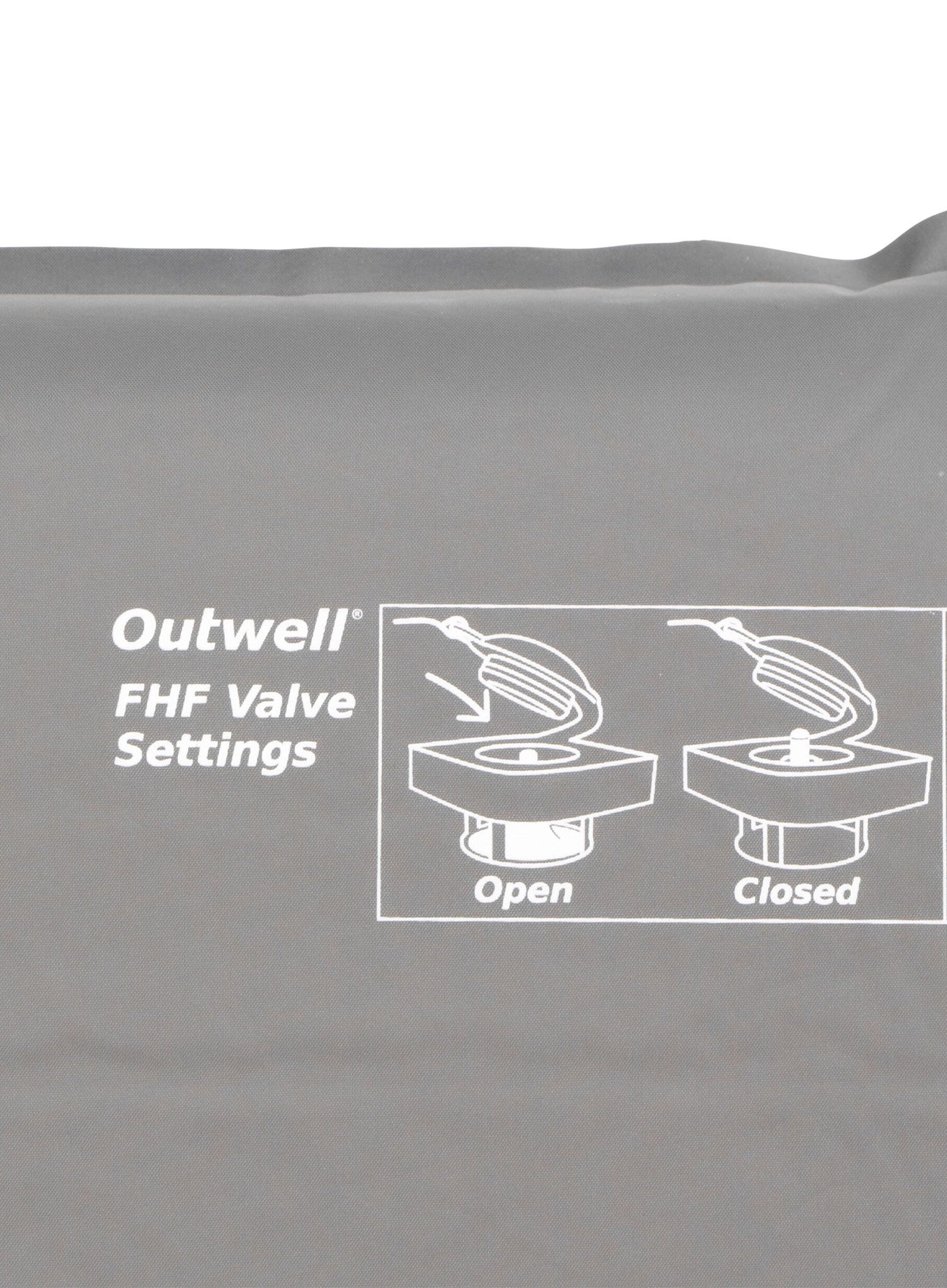 Samonapihljiva blazina Outwell Sleepin Double 10.0 cm - black/grey