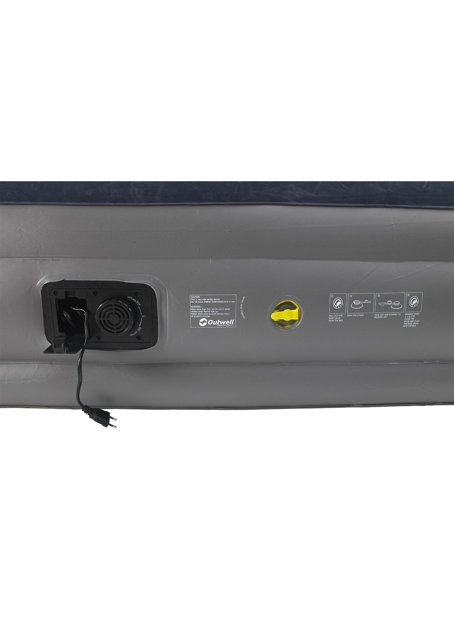 Samonapihljiva vzmetnica Outwell Superior Single w. Built-In Pump
