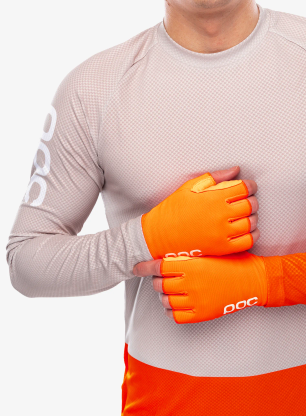 Kolesarske rokavice POC AVIP Glove Short - zink orange