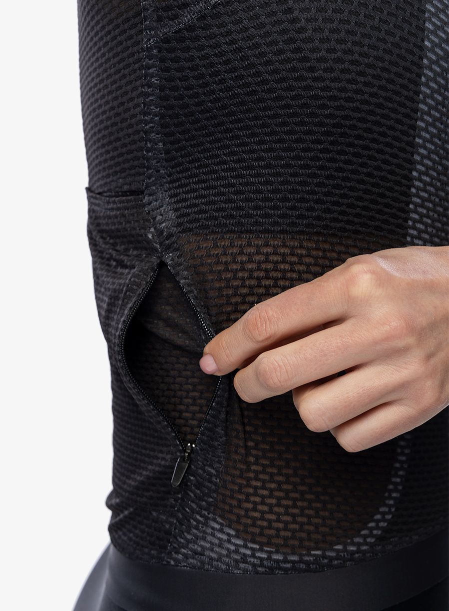 Ženska kolesarska majica POC Air Jersey - uranium black