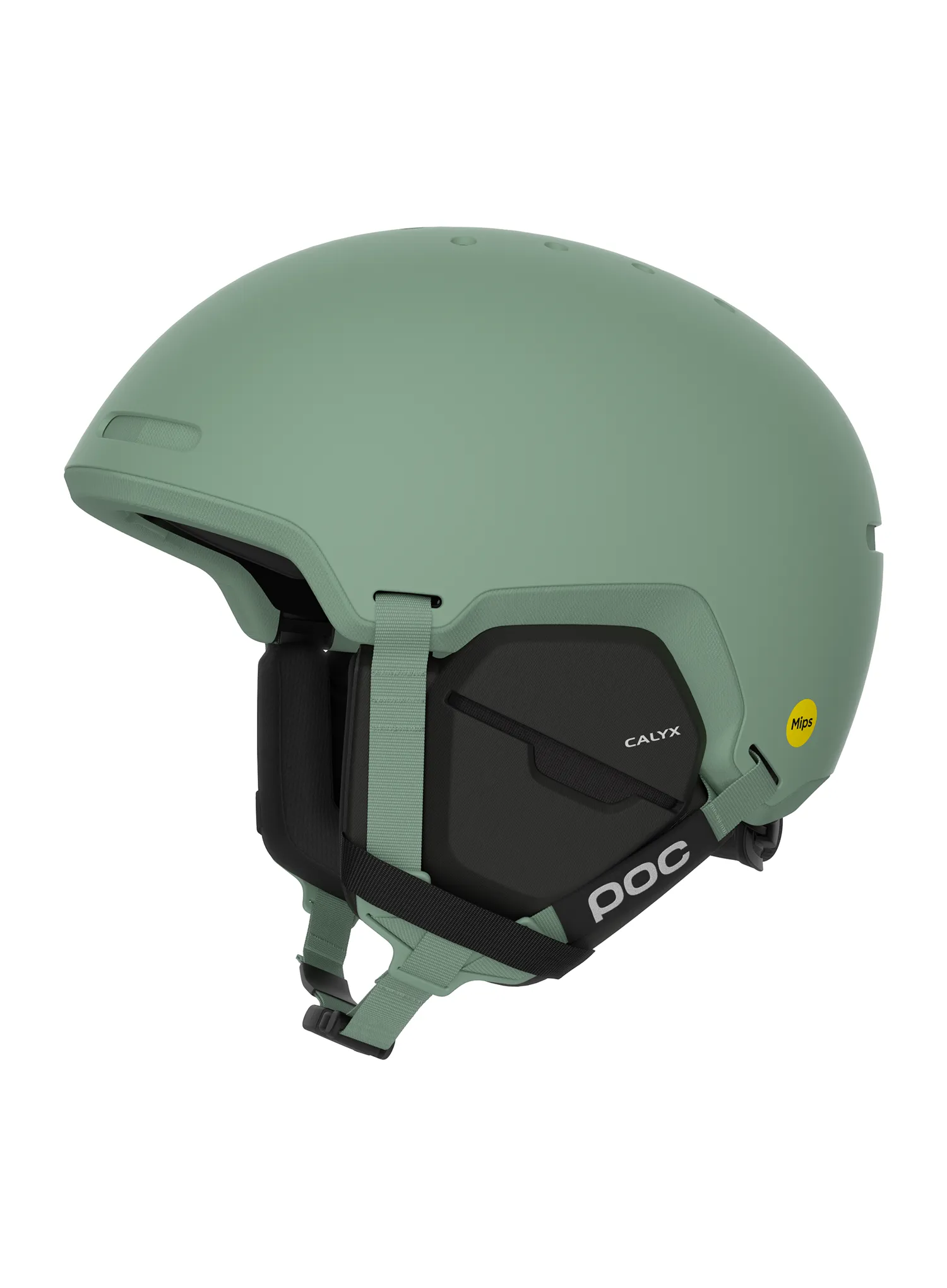 Smučarska čelada POC Calyx - gibbsite green matt