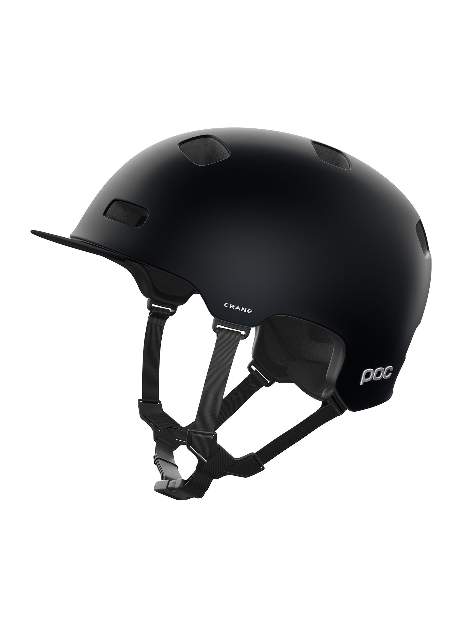 Kolesarska čelada POC Crane Mips - uranium black matt