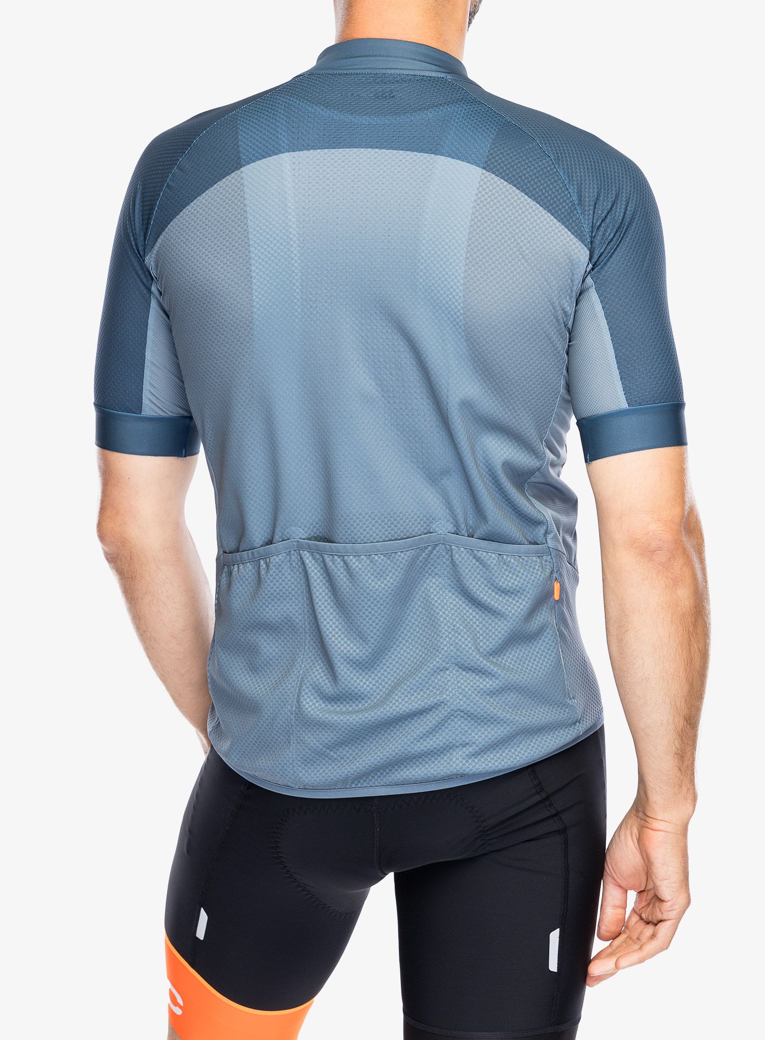 Kolesarska majica POC Essential Road Logo Jersey - calcite blue/dark calcite blue
