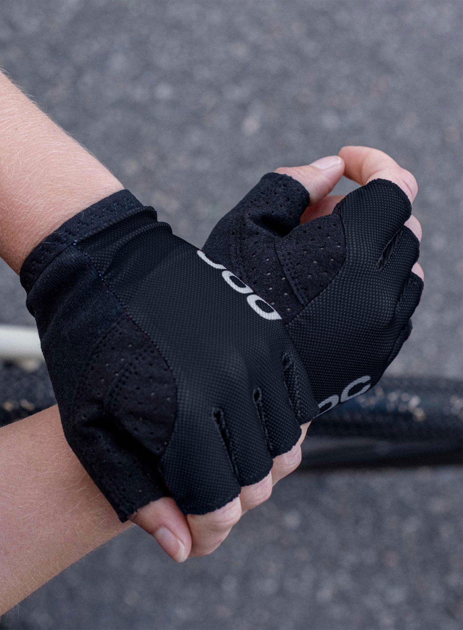 Kolesarske rokavice POC Essential Short Glove - uranium black