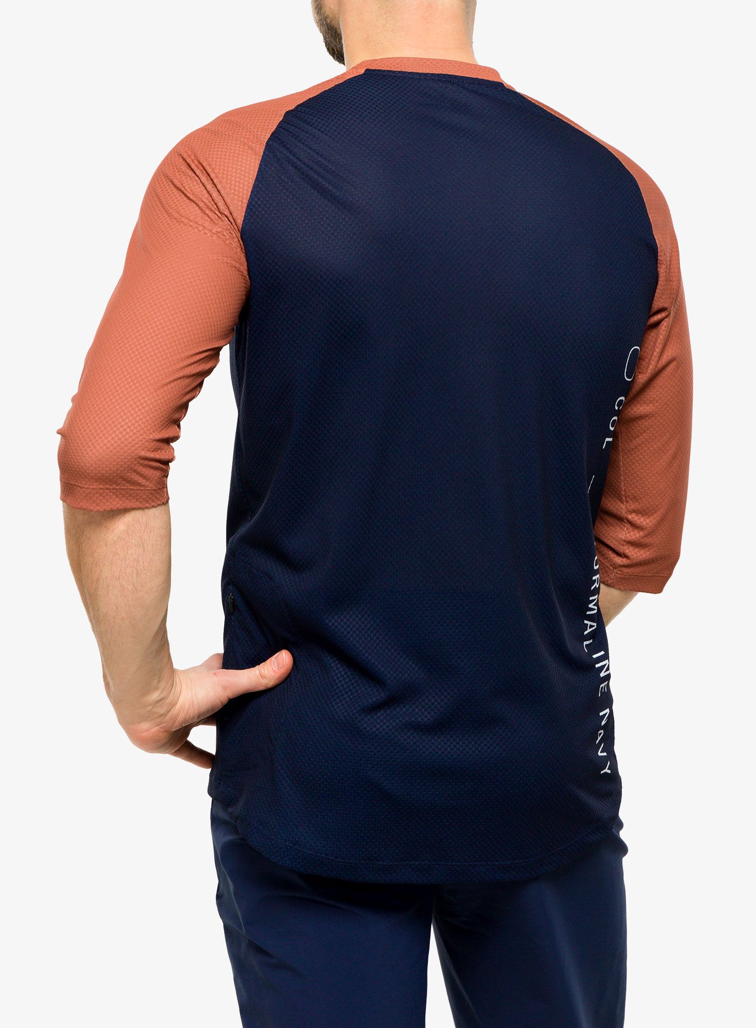 Kolesarska majica POC MTB Pure 3/4 Jersey - turmaline navy/himalayan salt