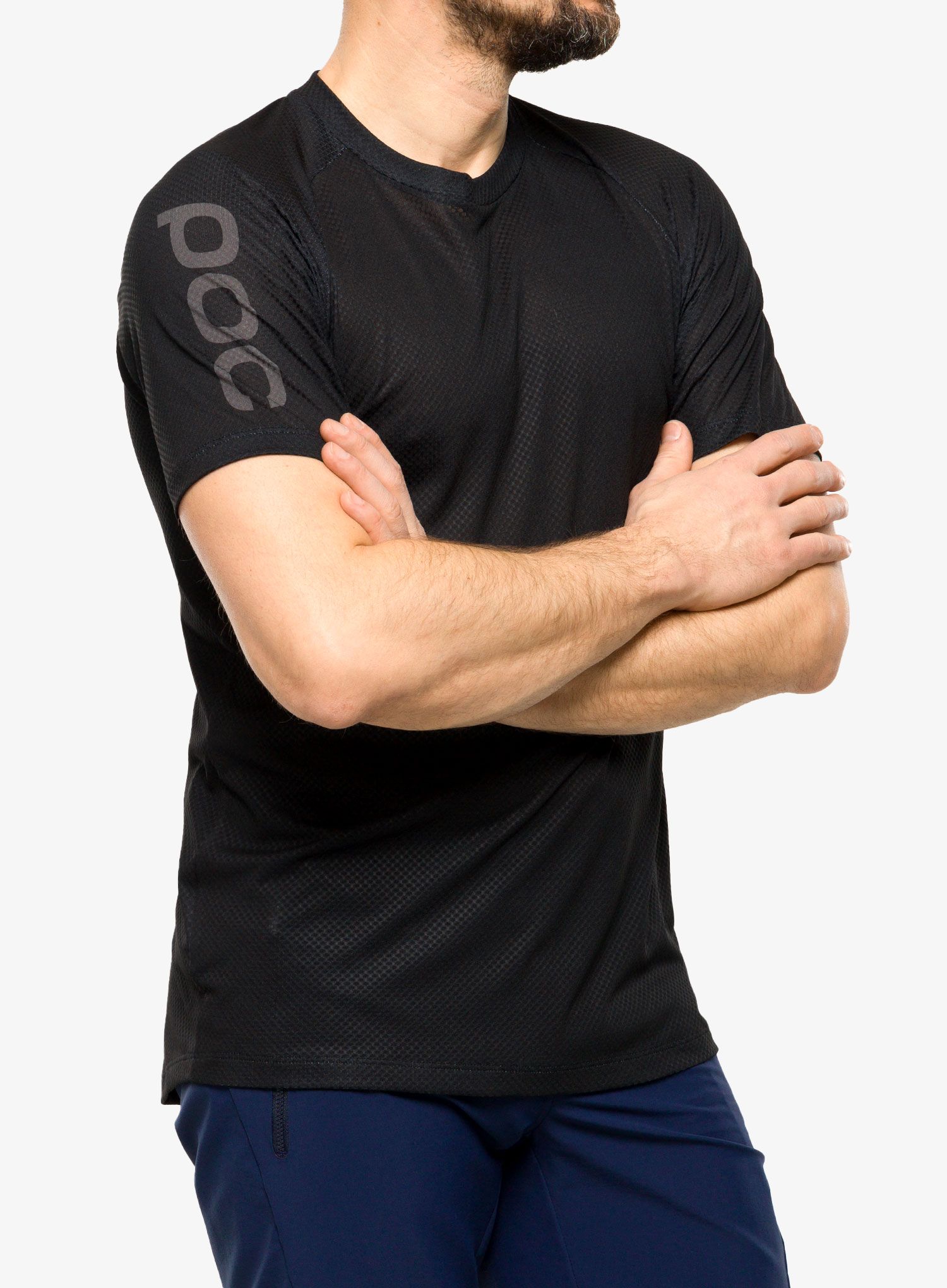 Kolesarska majica POC MTB Pure Tee - uranium black