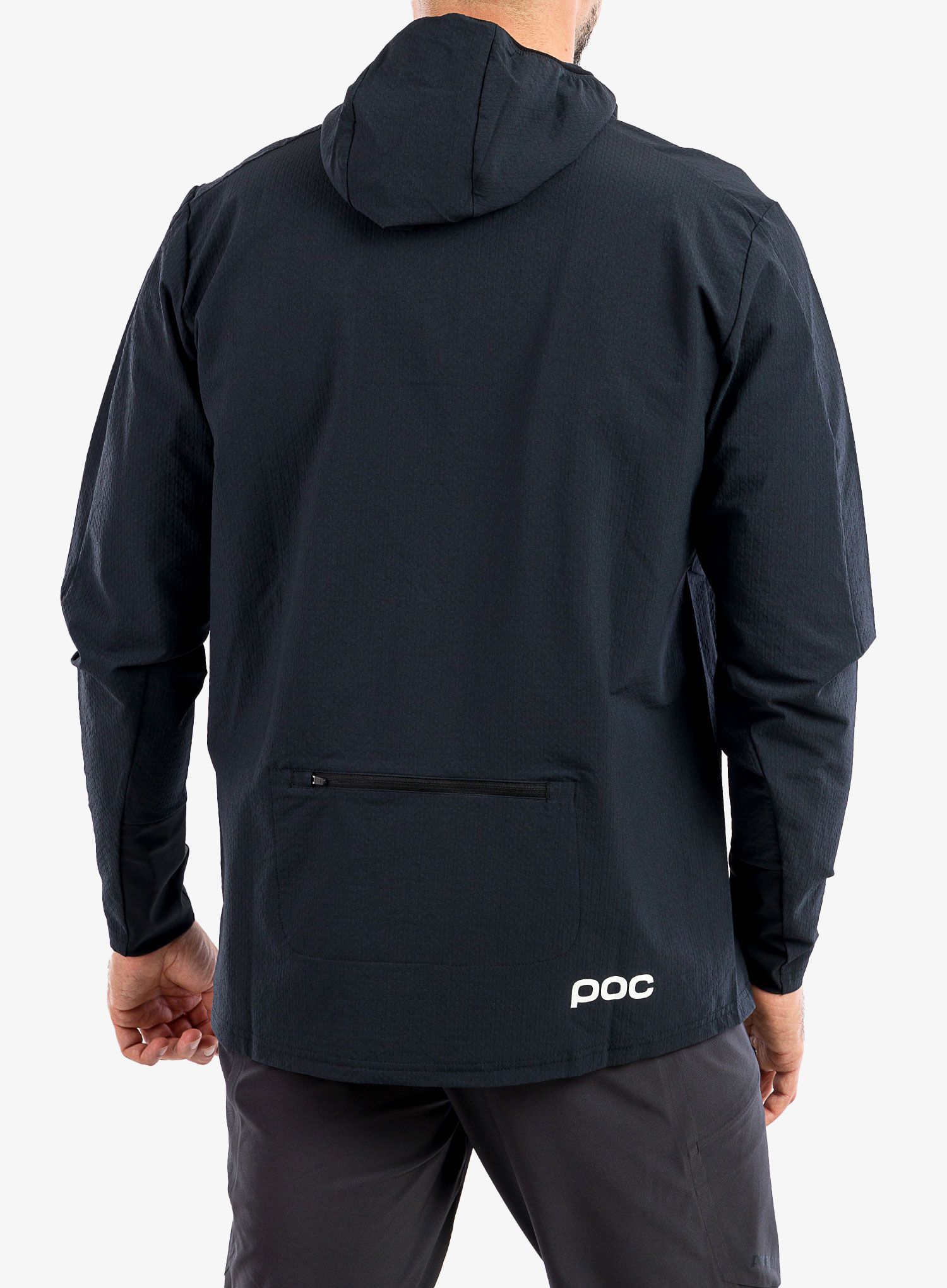 Kolesarska jakna POC Mantle Thermal Hoodie - uranium black