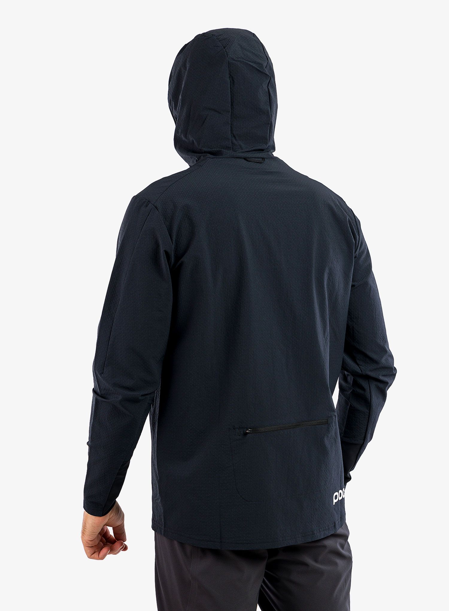 Kolesarska jakna POC Mantle Thermal Hoodie - uranium black