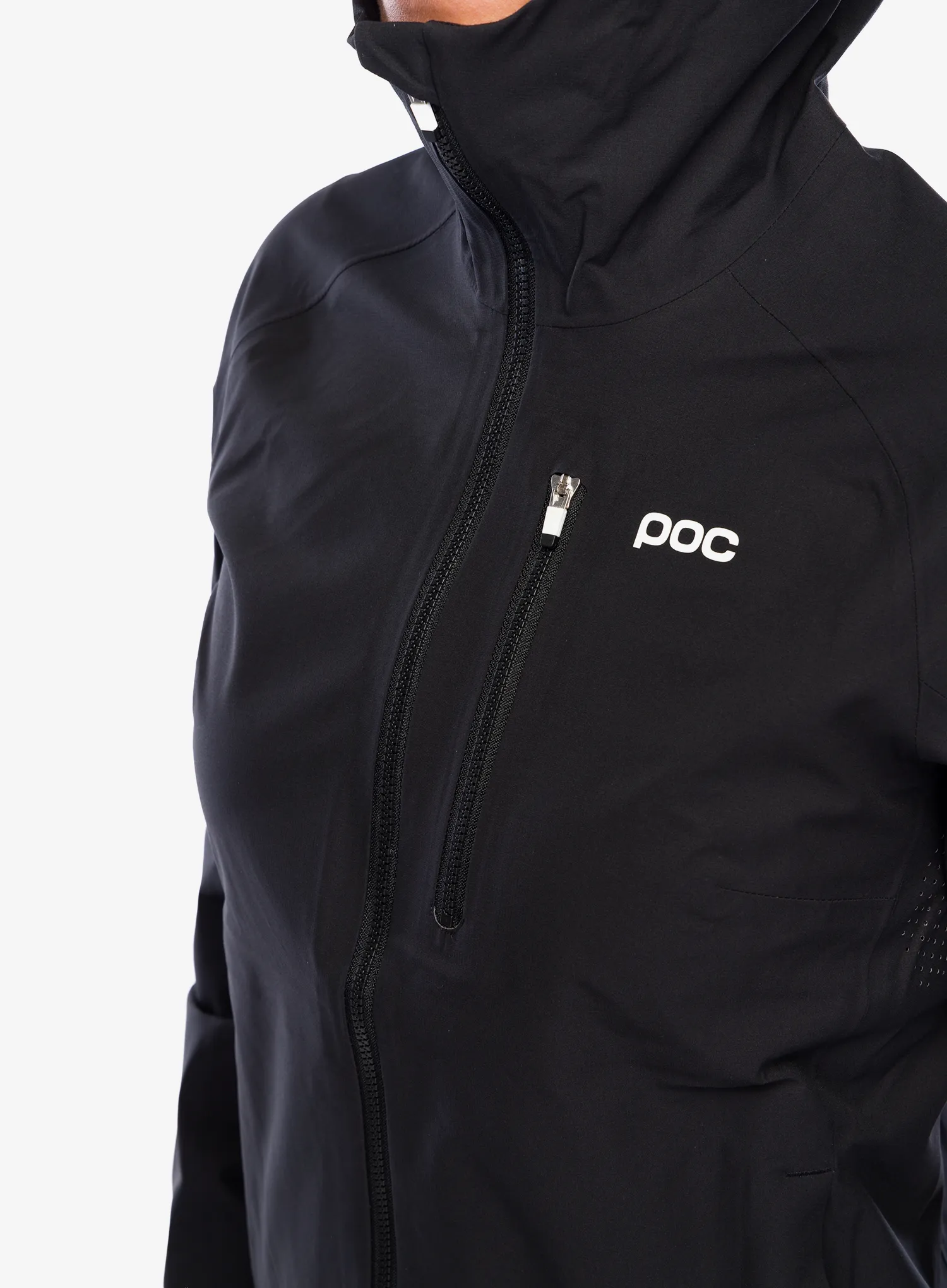 Ženska kolesarska jakna POC Motion Rain Jacket - black