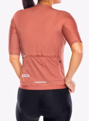 Ženska kolesarska majica POC Pristine Jersey - himalayan salt