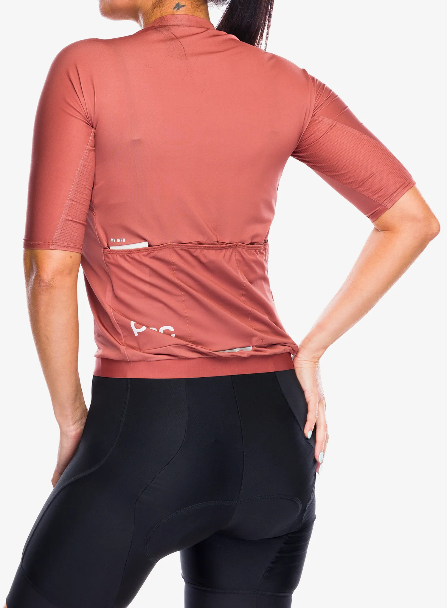Ženska kolesarska majica POC Pristine Jersey - himalayan salt