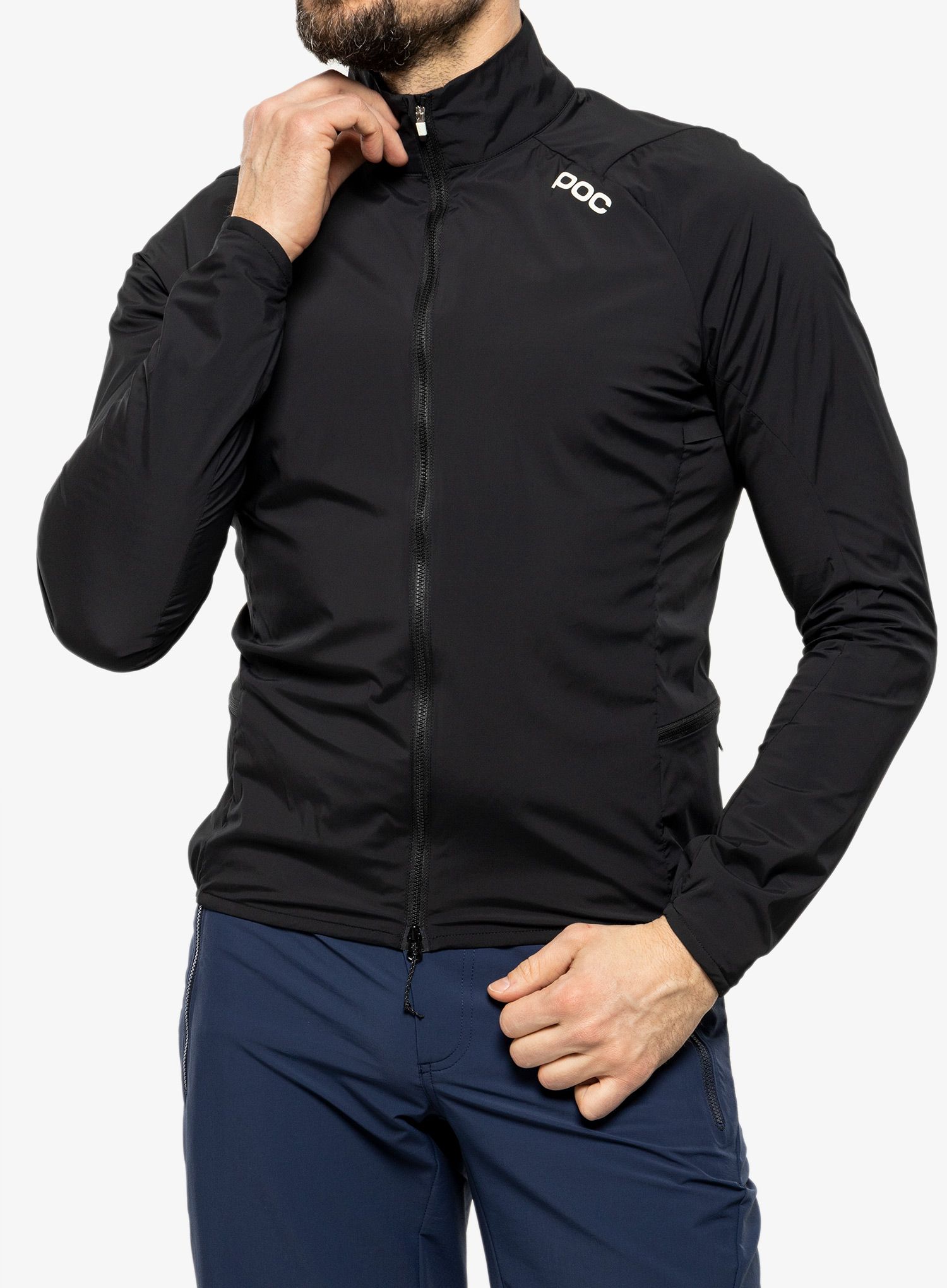 Kolesarska jakna POC Pro Thermal Jacket - uranium black
