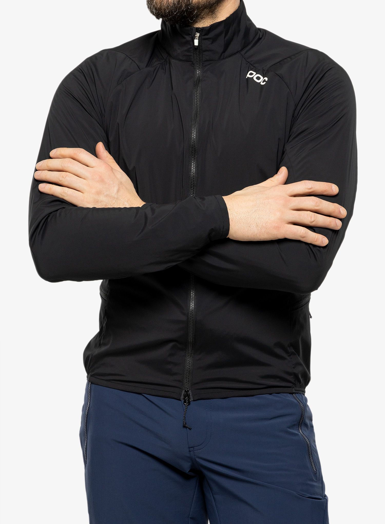 Kolesarska jakna POC Pro Thermal Jacket - uranium black