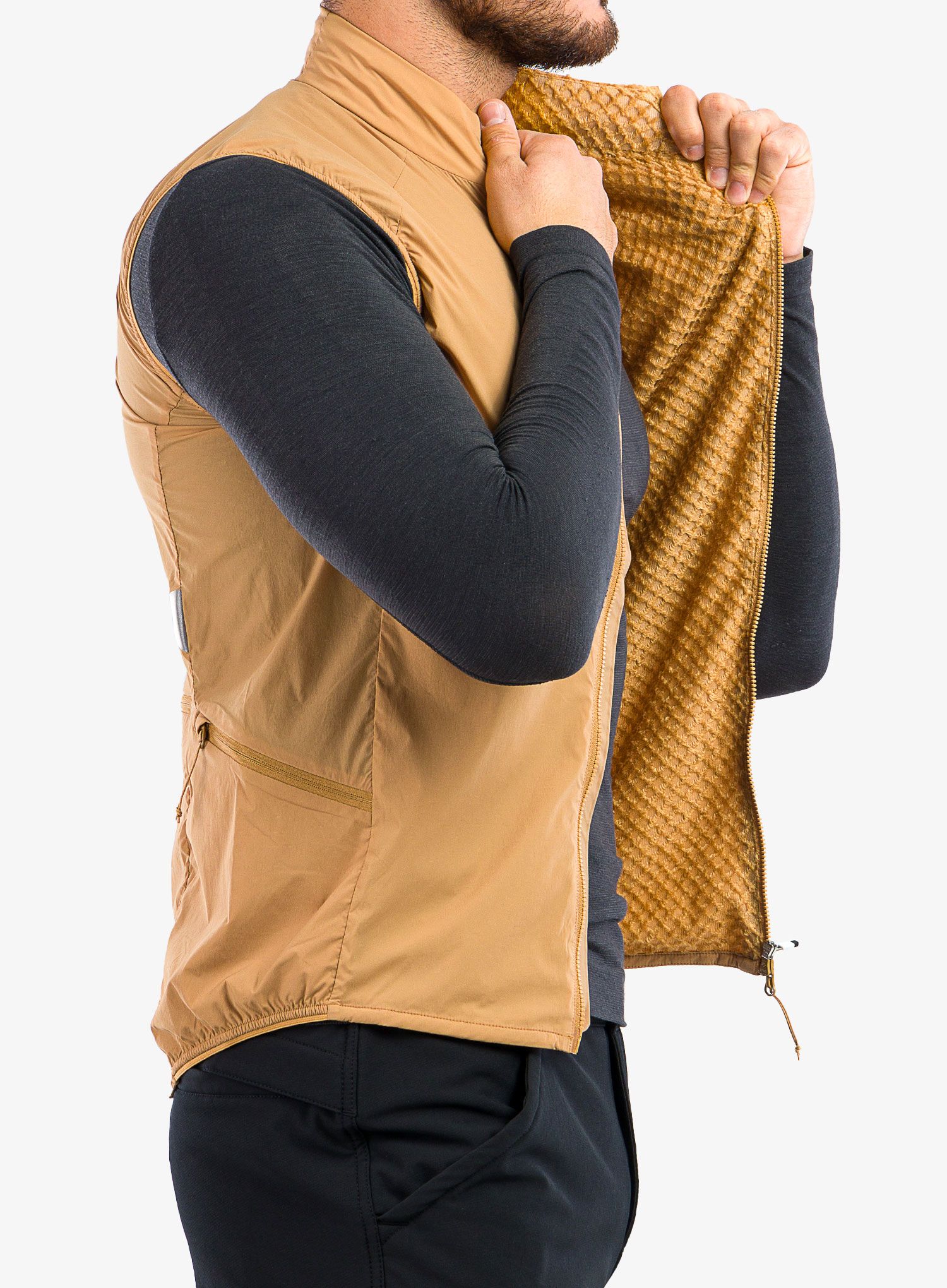 Kolesarski brezrokavnik POC Pro Thermal Vest - argonite brown