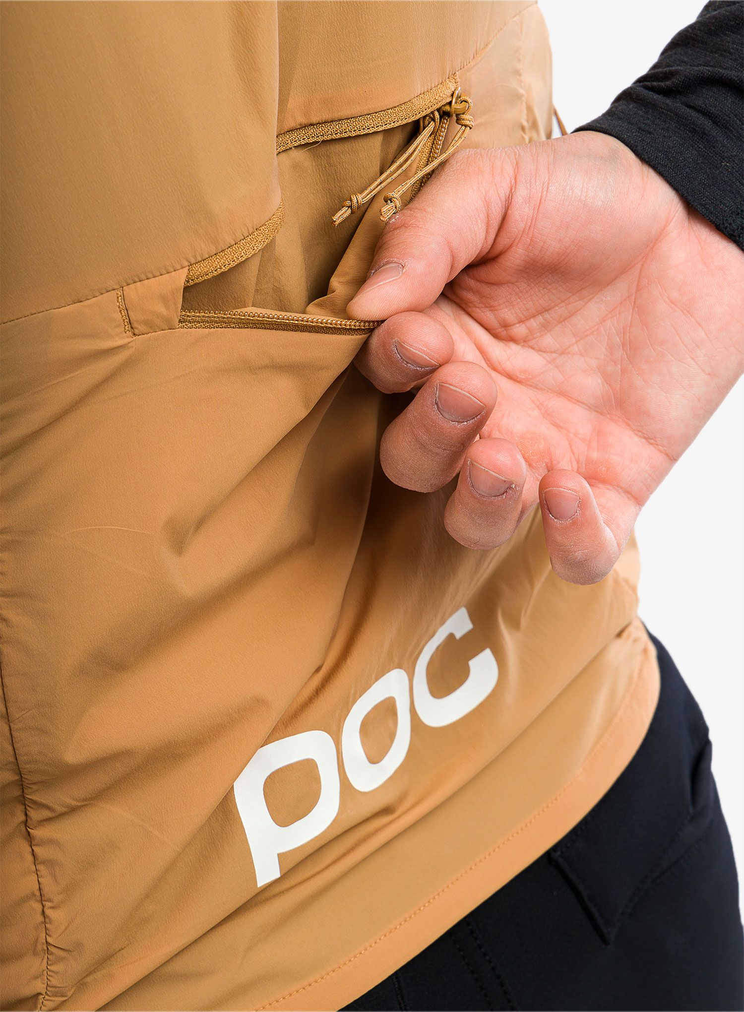 Kolesarski brezrokavnik POC Pro Thermal Vest - argonite brown