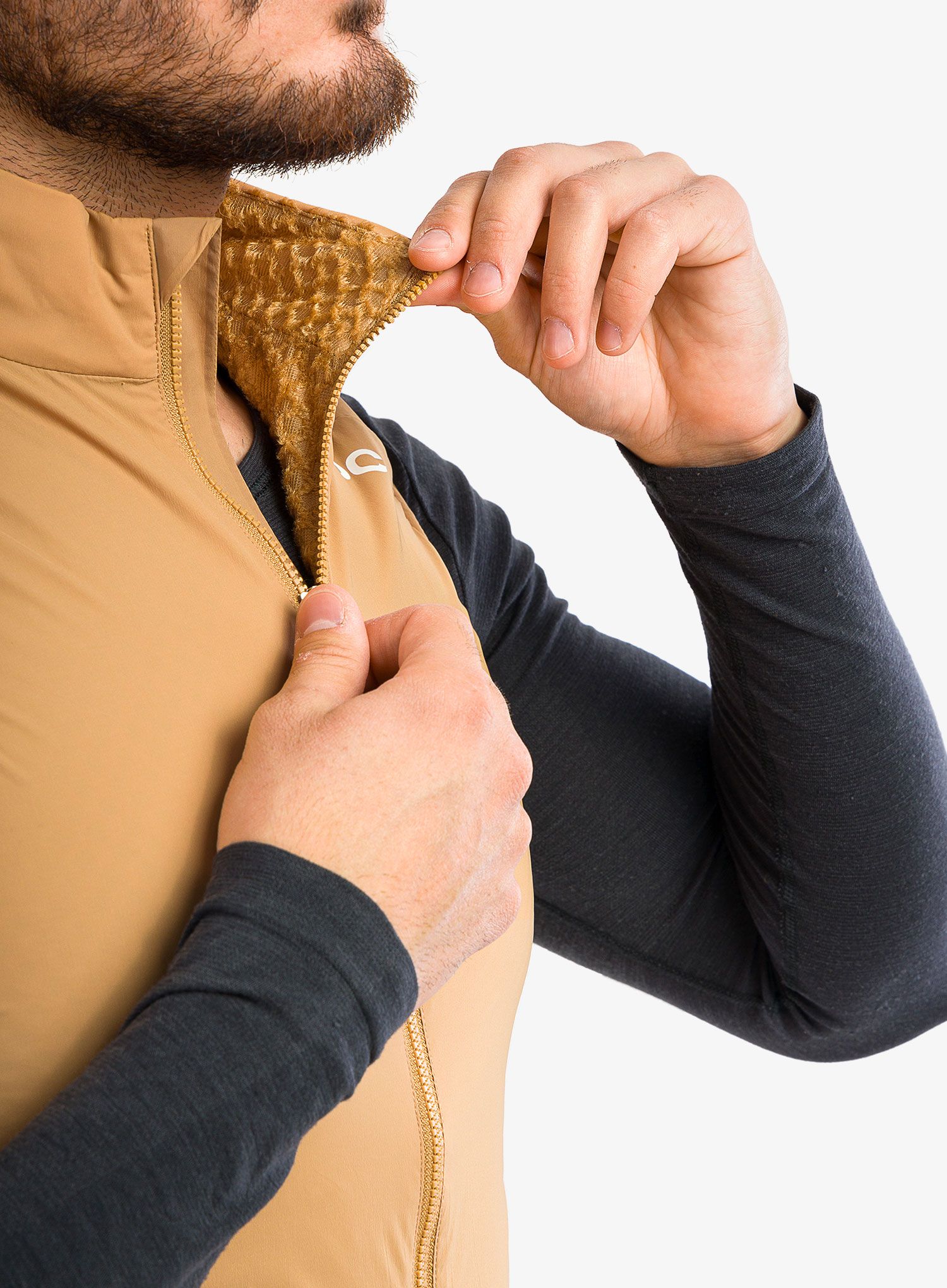 Kolesarski brezrokavnik POC Pro Thermal Vest - argonite brown